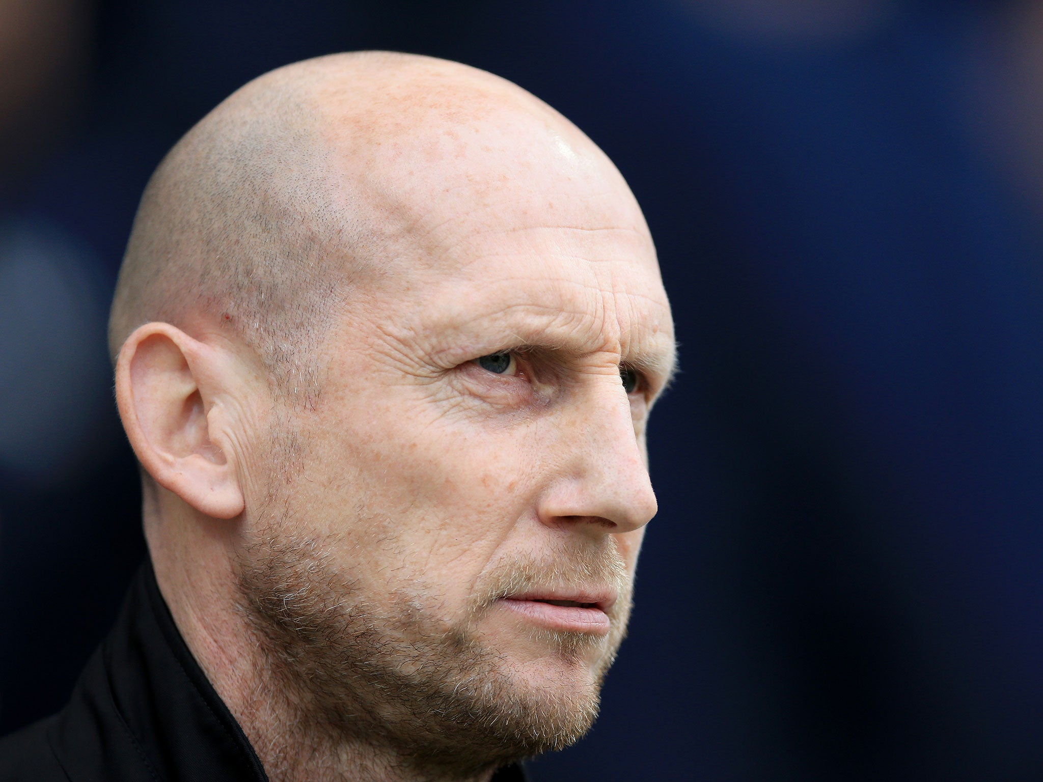 Jaap Stam watched his side succumb to a 3-0 defeat by Preston