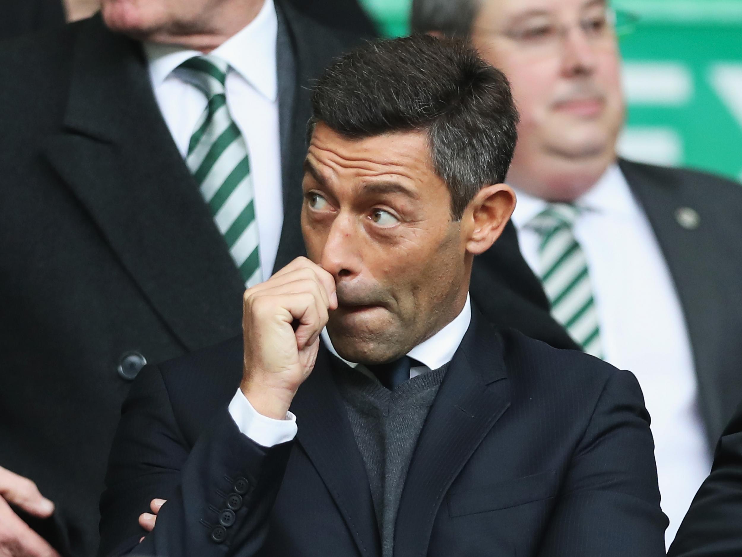 Caixinha was in the stands to watch his new club