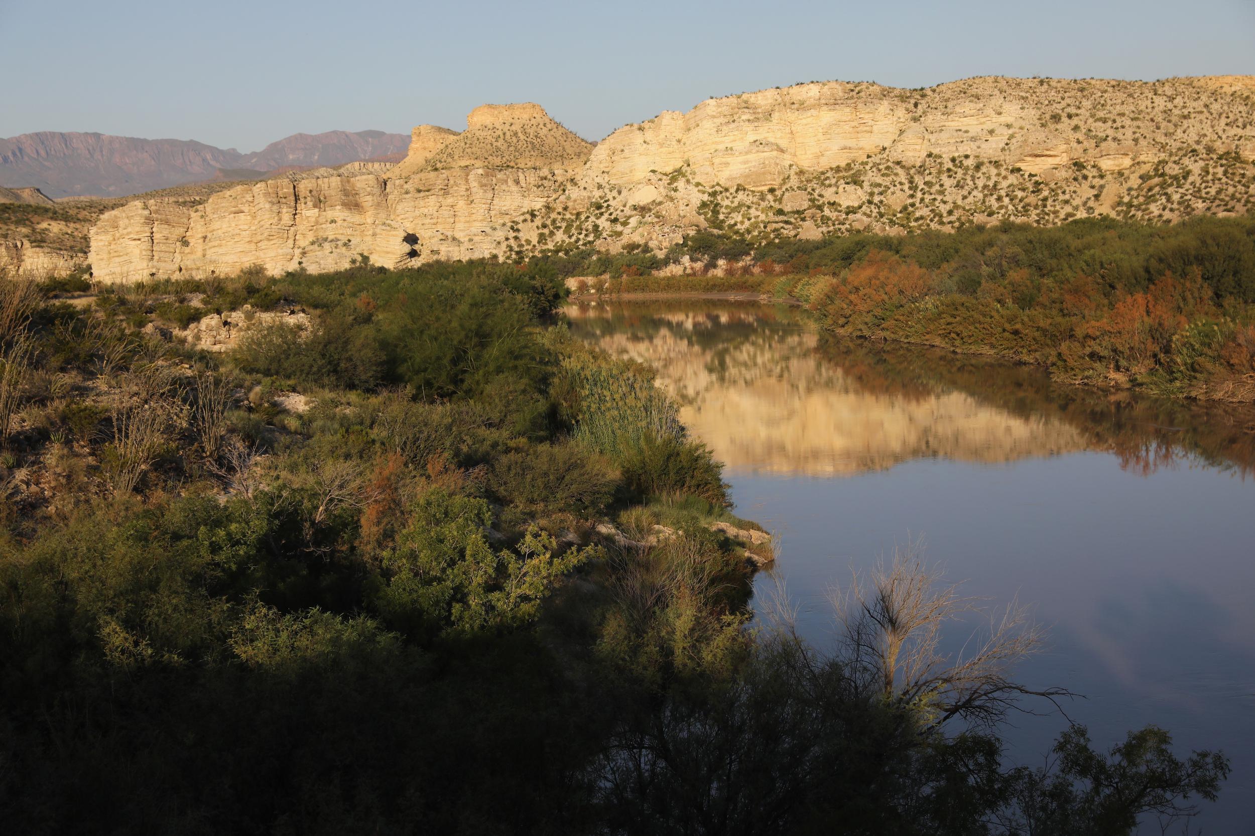 Donald Trump's vow to build a wall along the Mexican border might be stymied by the Rio Grande