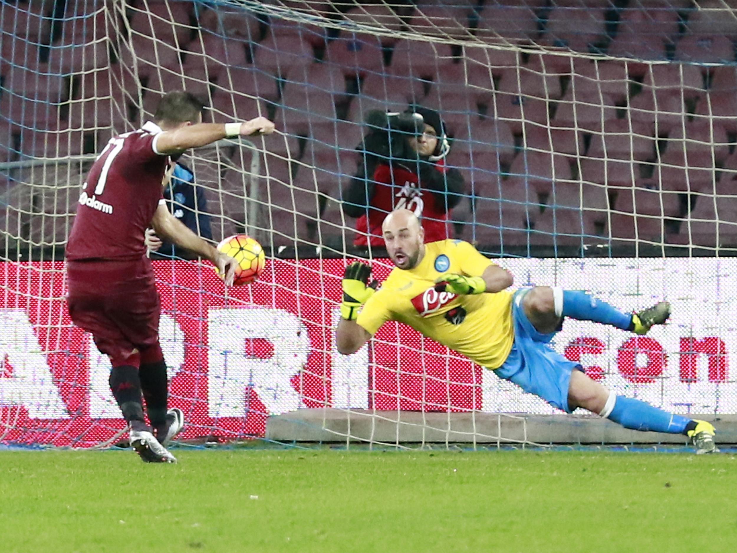 Quagliarella refused to celebrate his penalty against Naples