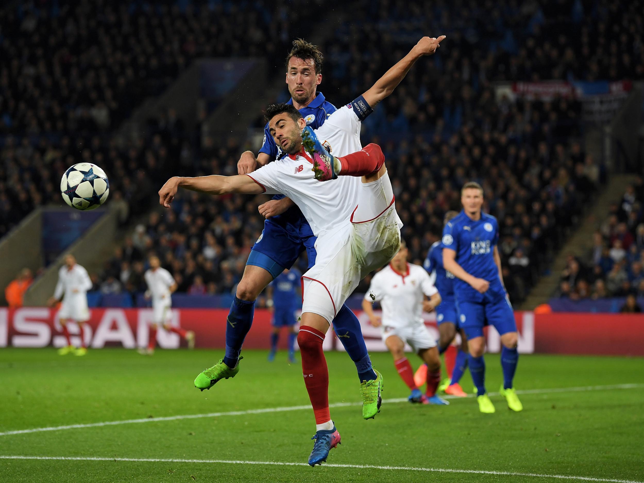 Iborra, shown in action against Leicester, could end up moving to the East Midlands