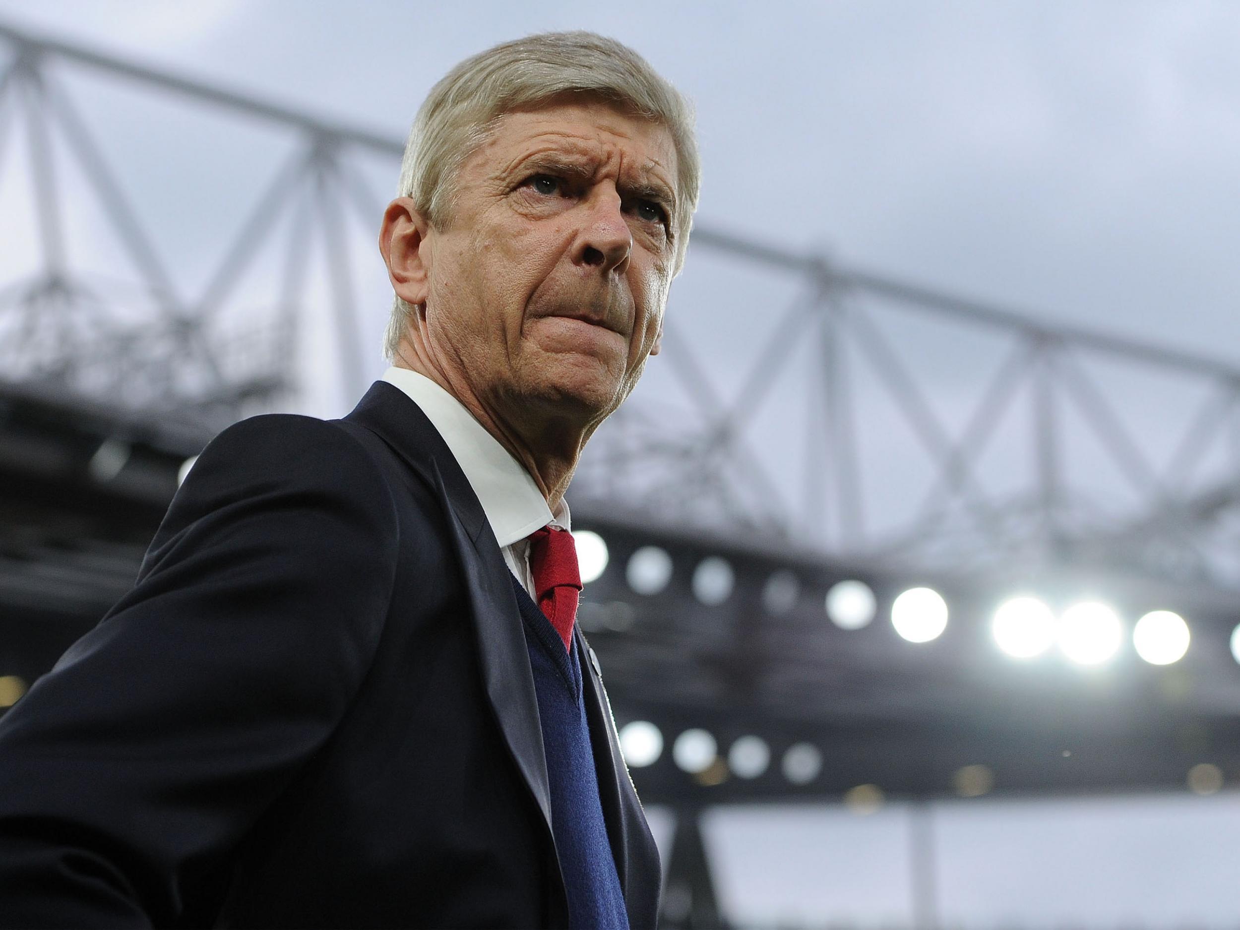 Wenger has failed to take Arsenal to the quarter finals for seven straight seasons