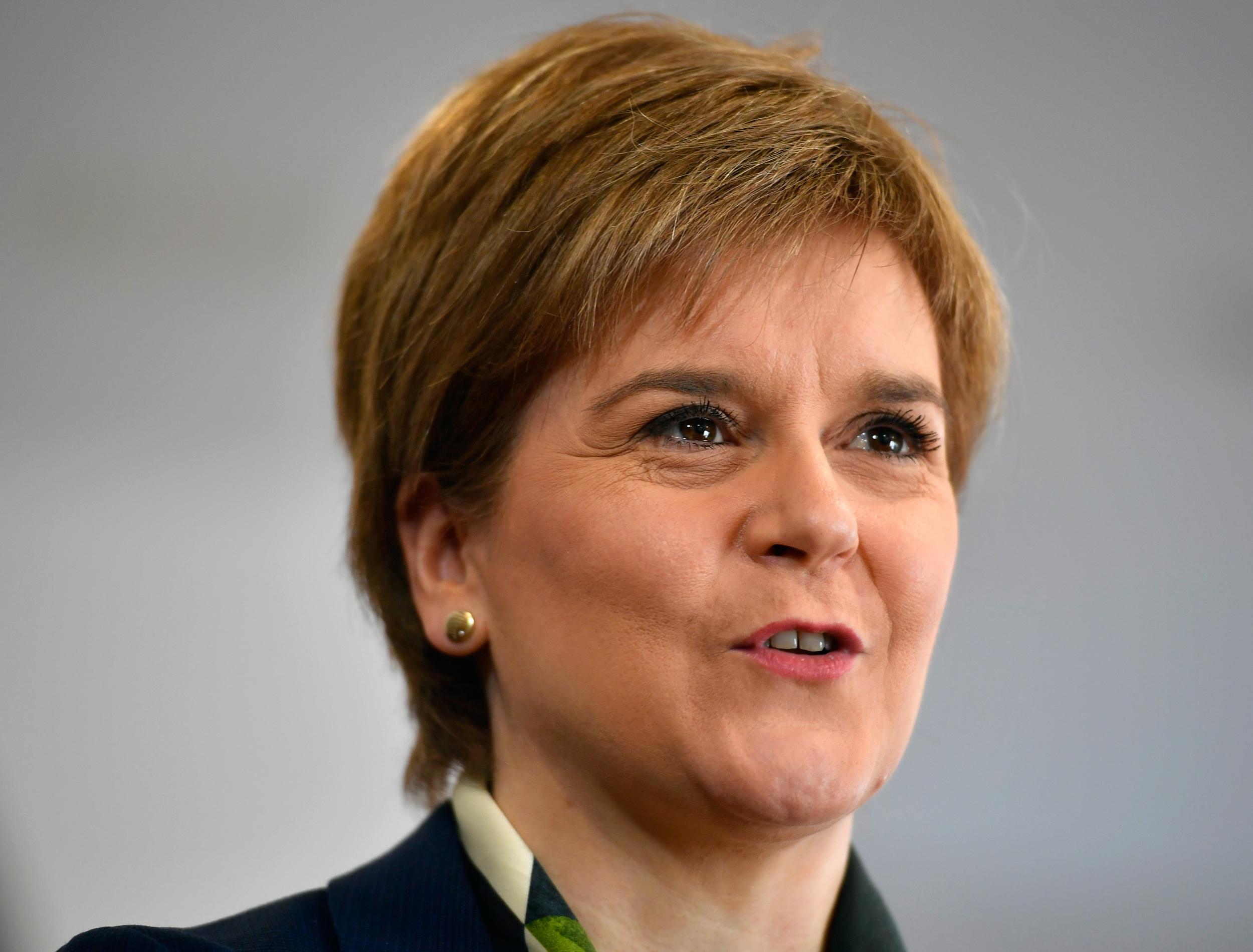 Scottish First Minister Nicola Sturgeon