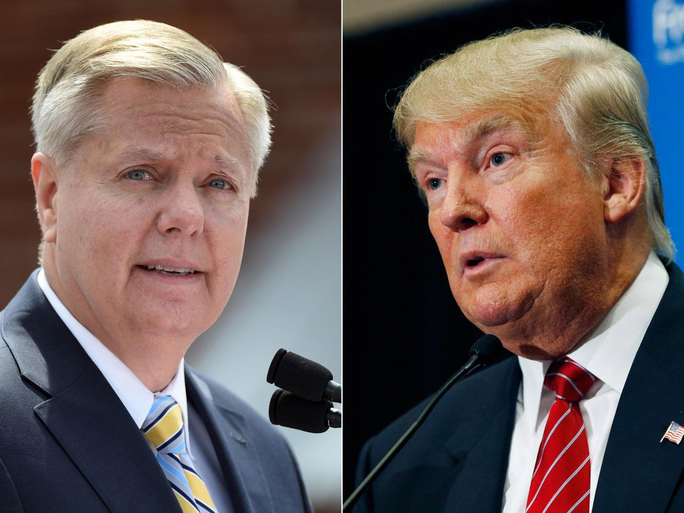 Senator Lindsey O. Graham and President Trump