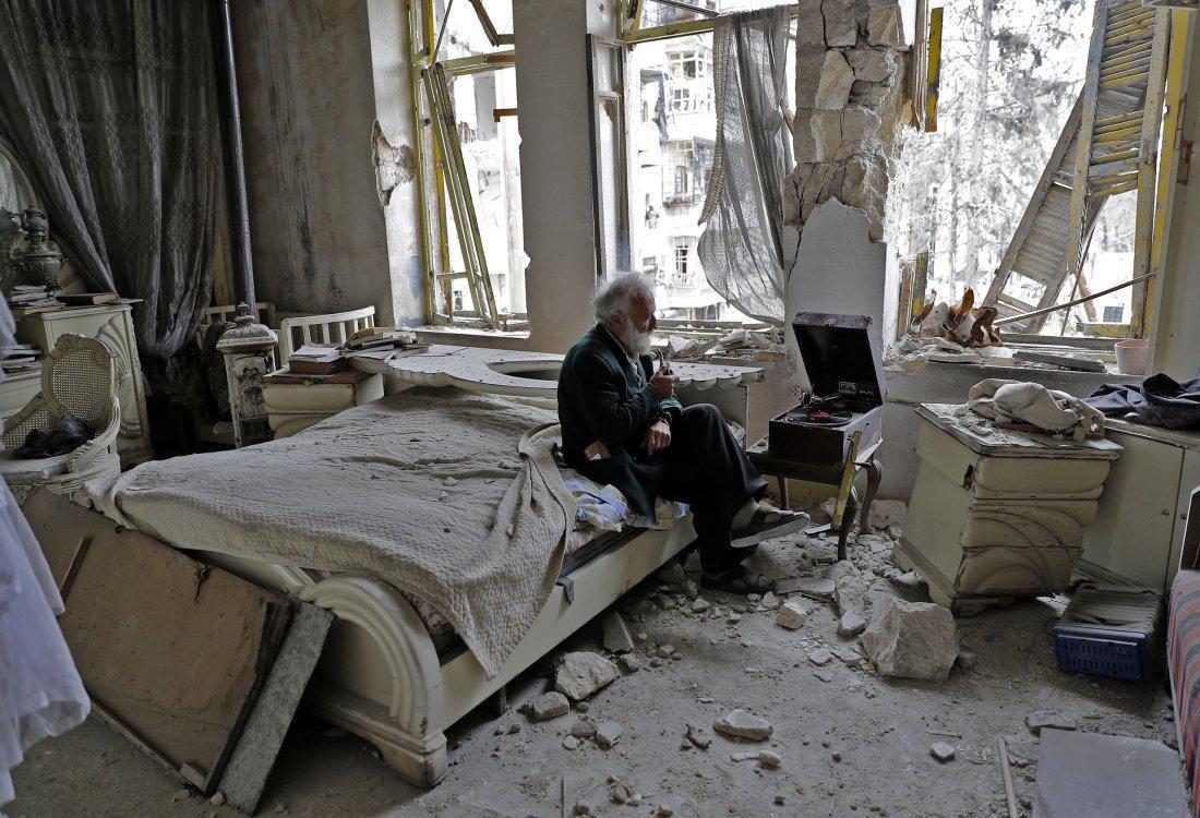 “Whenever I feel any kind of despair or surrender to [life’s] problems I will always recall this image,” AFP photographer Joseph Eid said