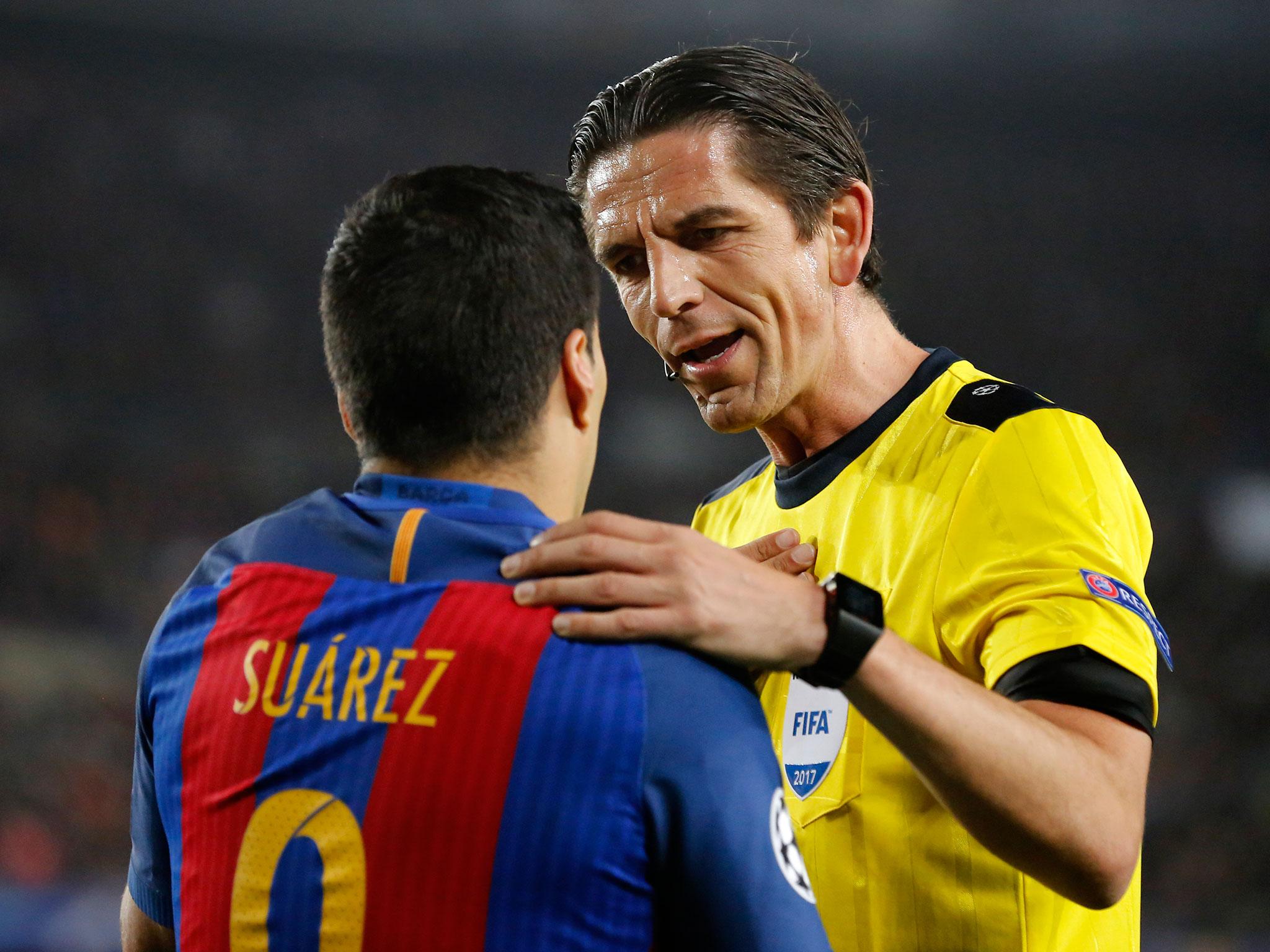 Referee Deniz Aytekin is facing fierce criticism from Paris Saint-Germain following their Champions League defeat
