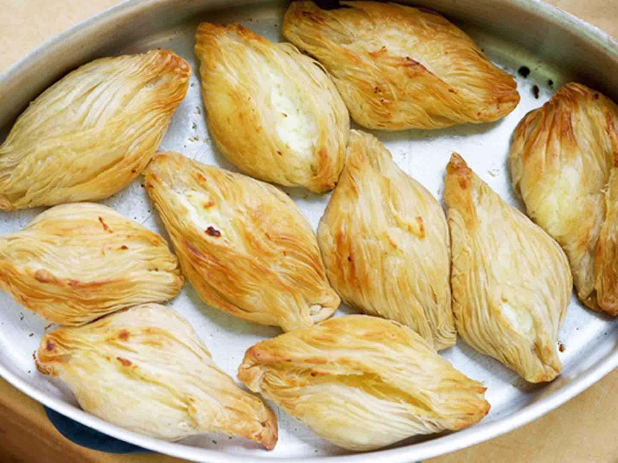 Snack: pastizzi is a famous street food you can find in bars too