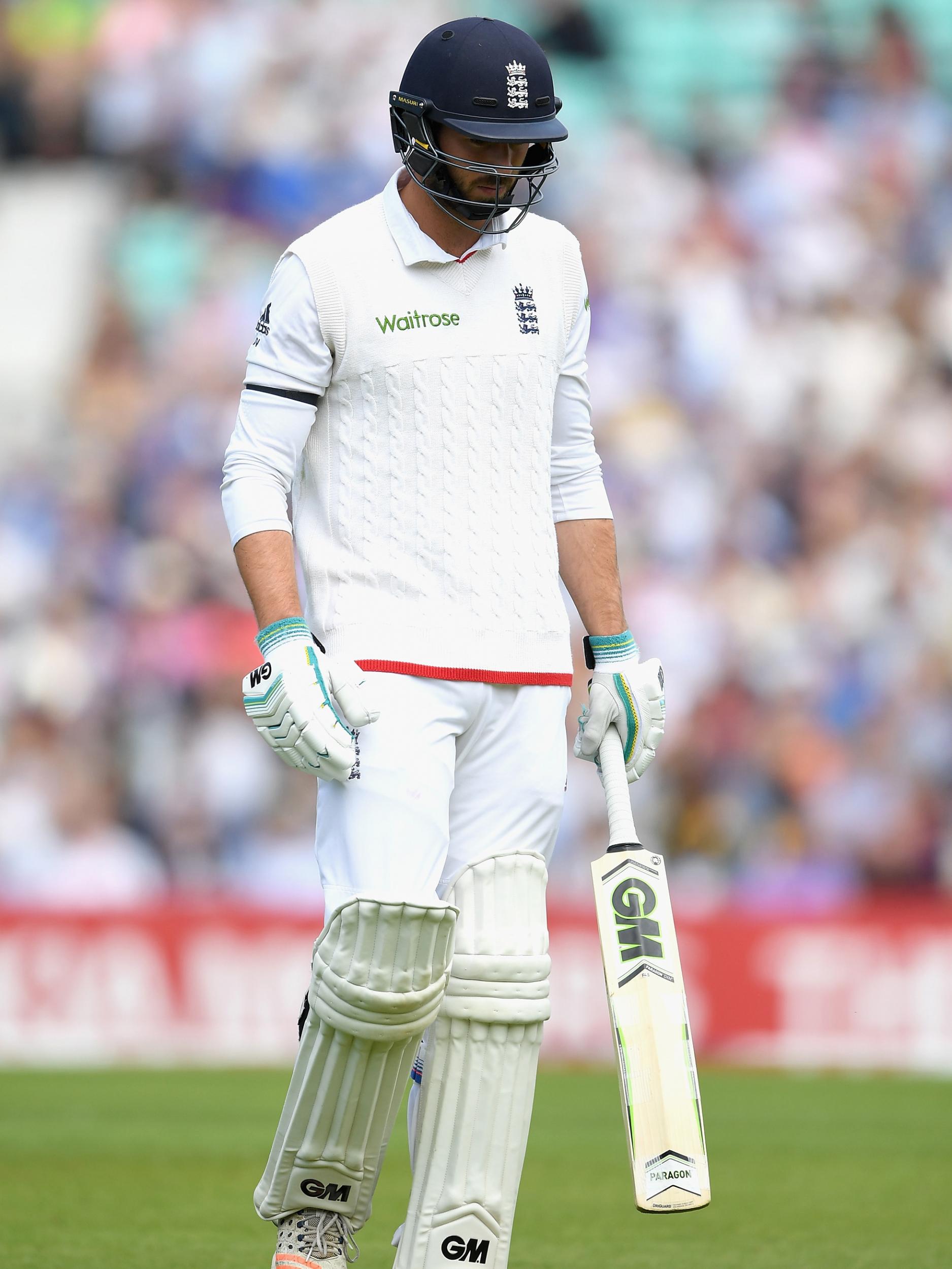 Vince struggled in England's Test team last summer