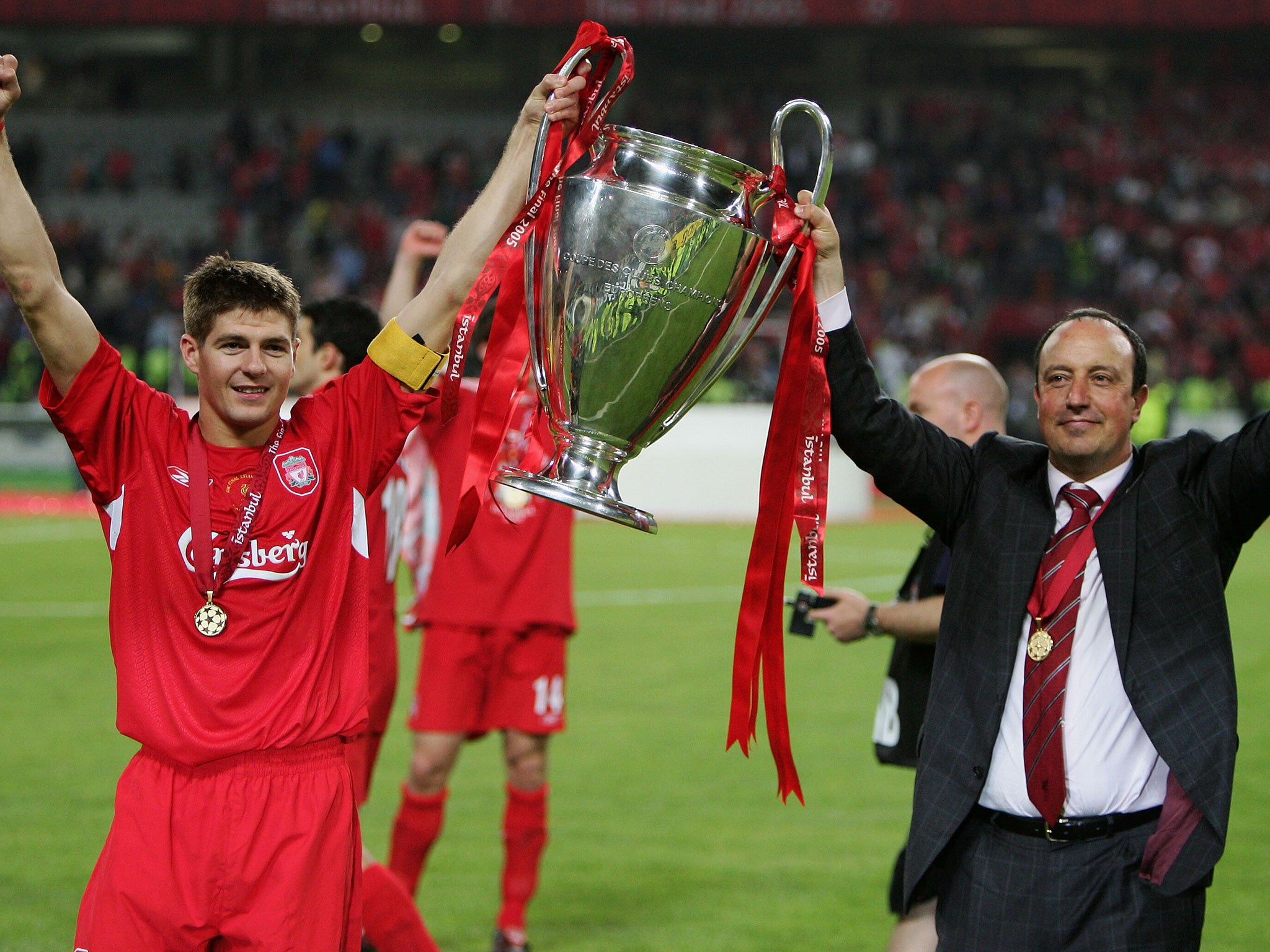 Gerrard turned the 2005 final in Liverpool's favour