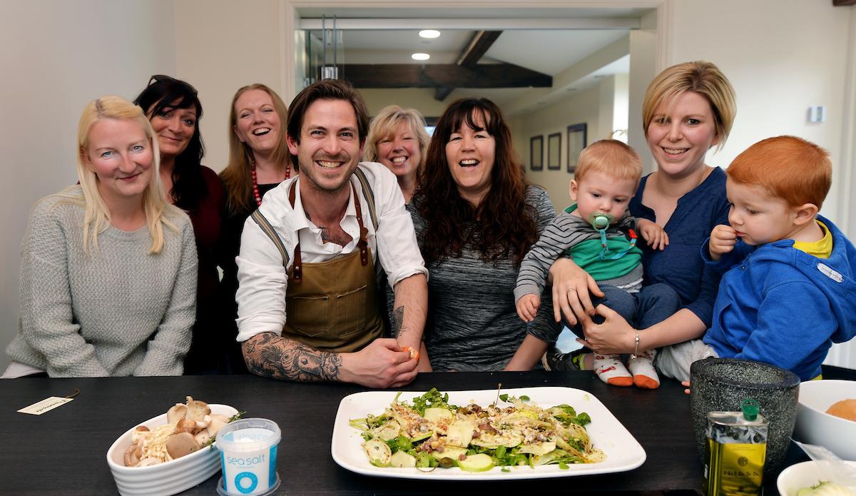 Families in Swadlincote get a masterclass in sustainable cooking from James Strawbridge