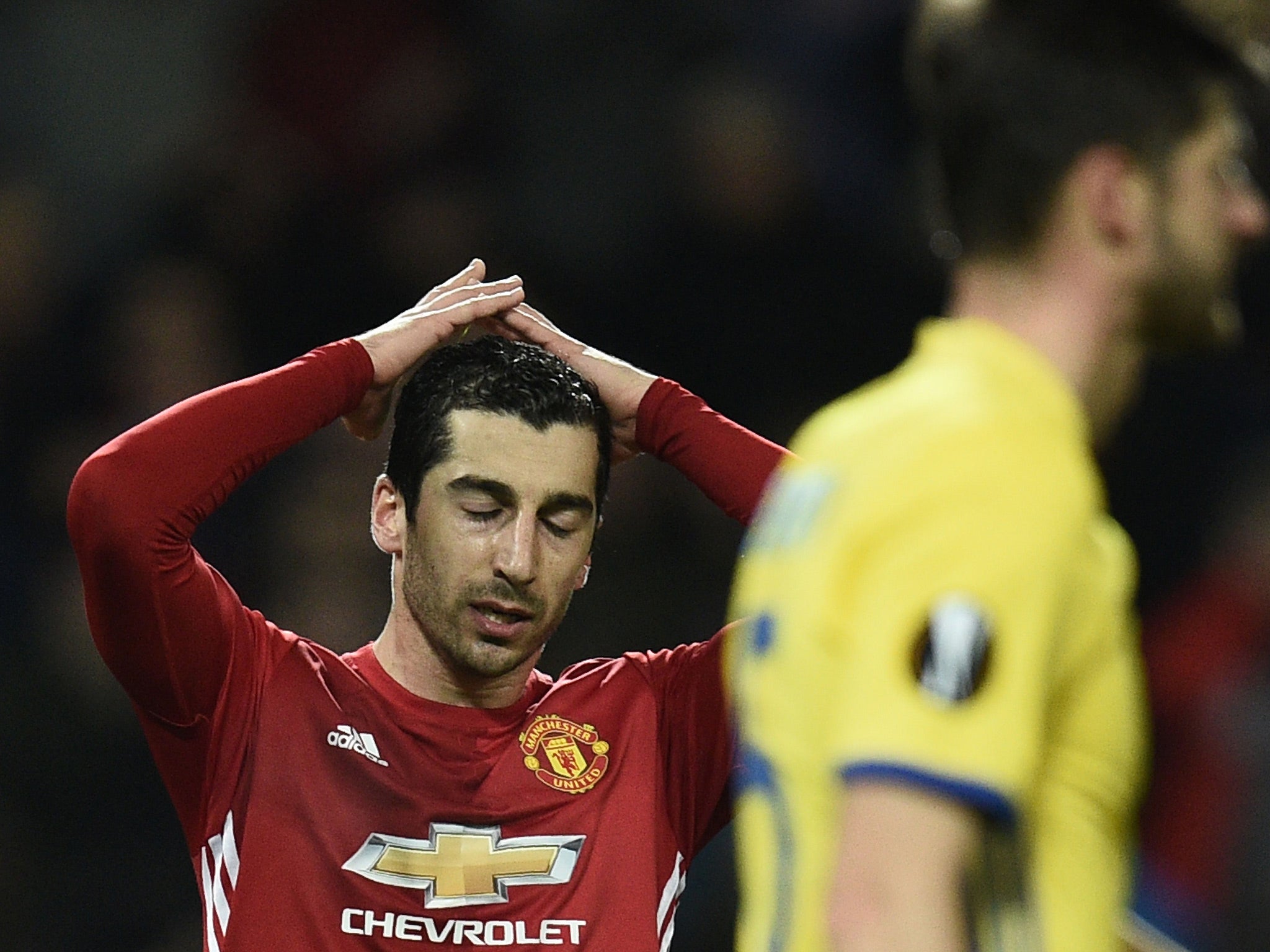 Henrikh Mkhitaryan went close in the opening stages