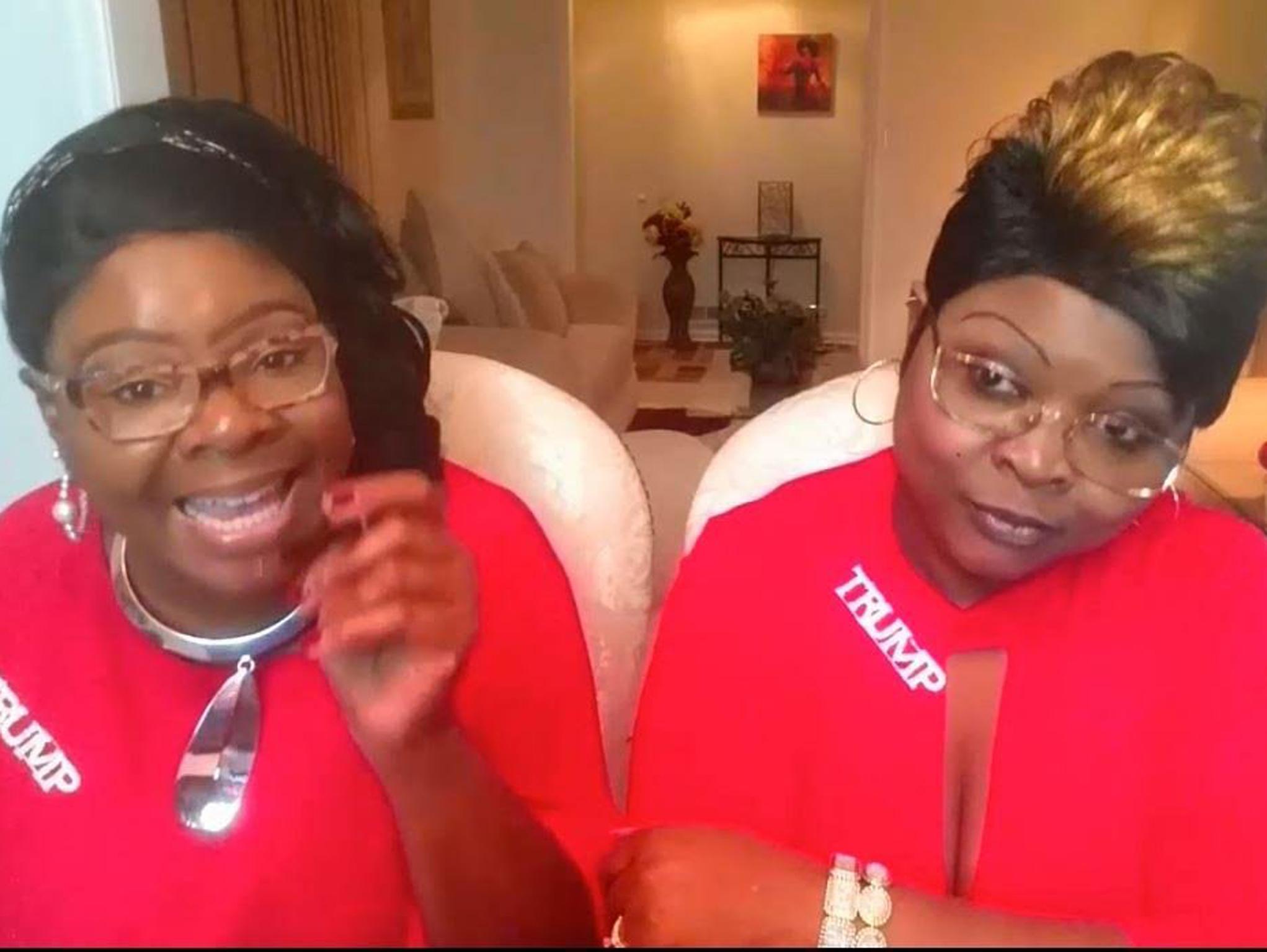 Diamond and Silk say they are Donald Trump's most "outspoken and loyal supporters"