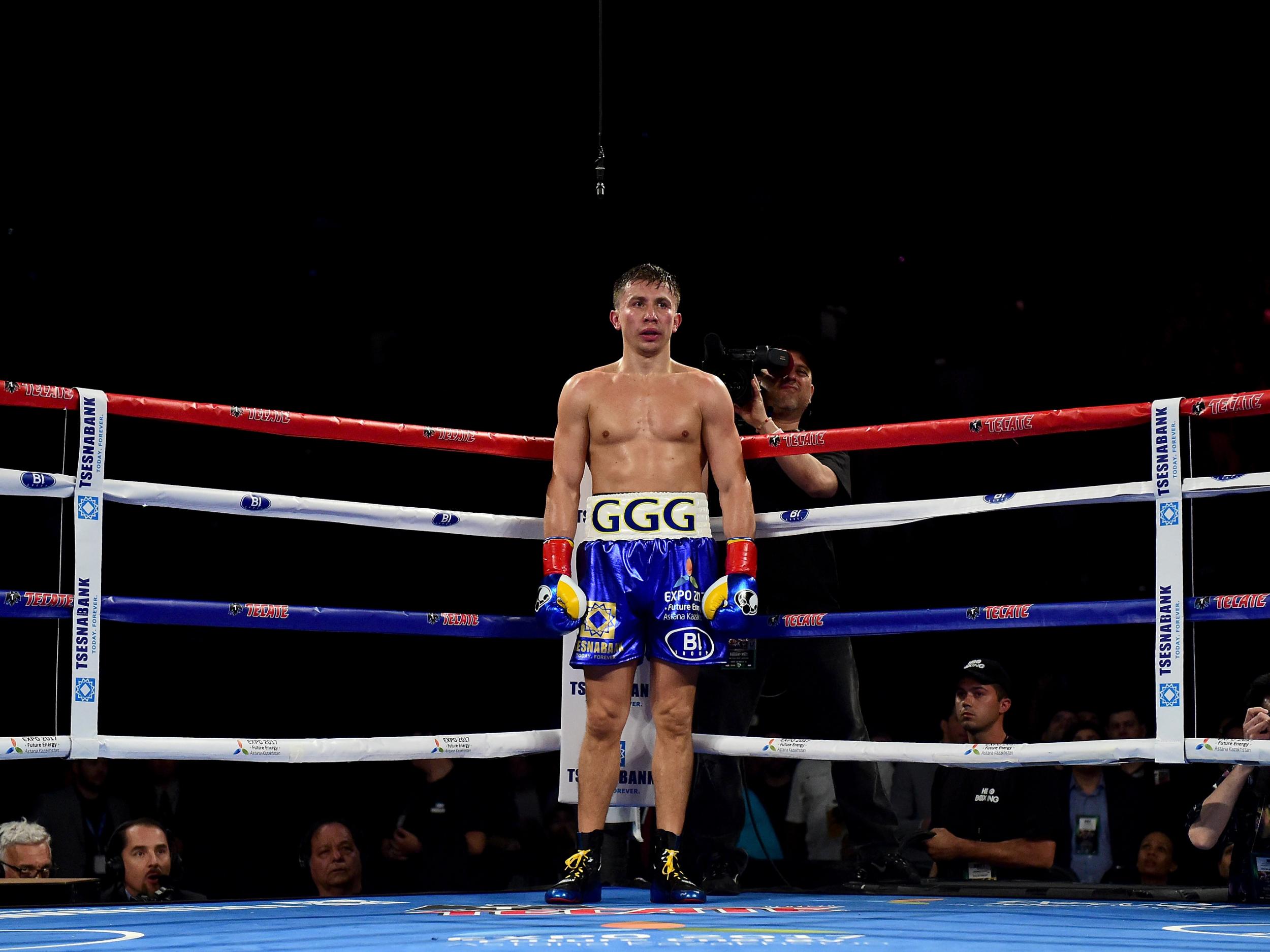 34-year-old Kazakh Golovkin is yet to be beaten