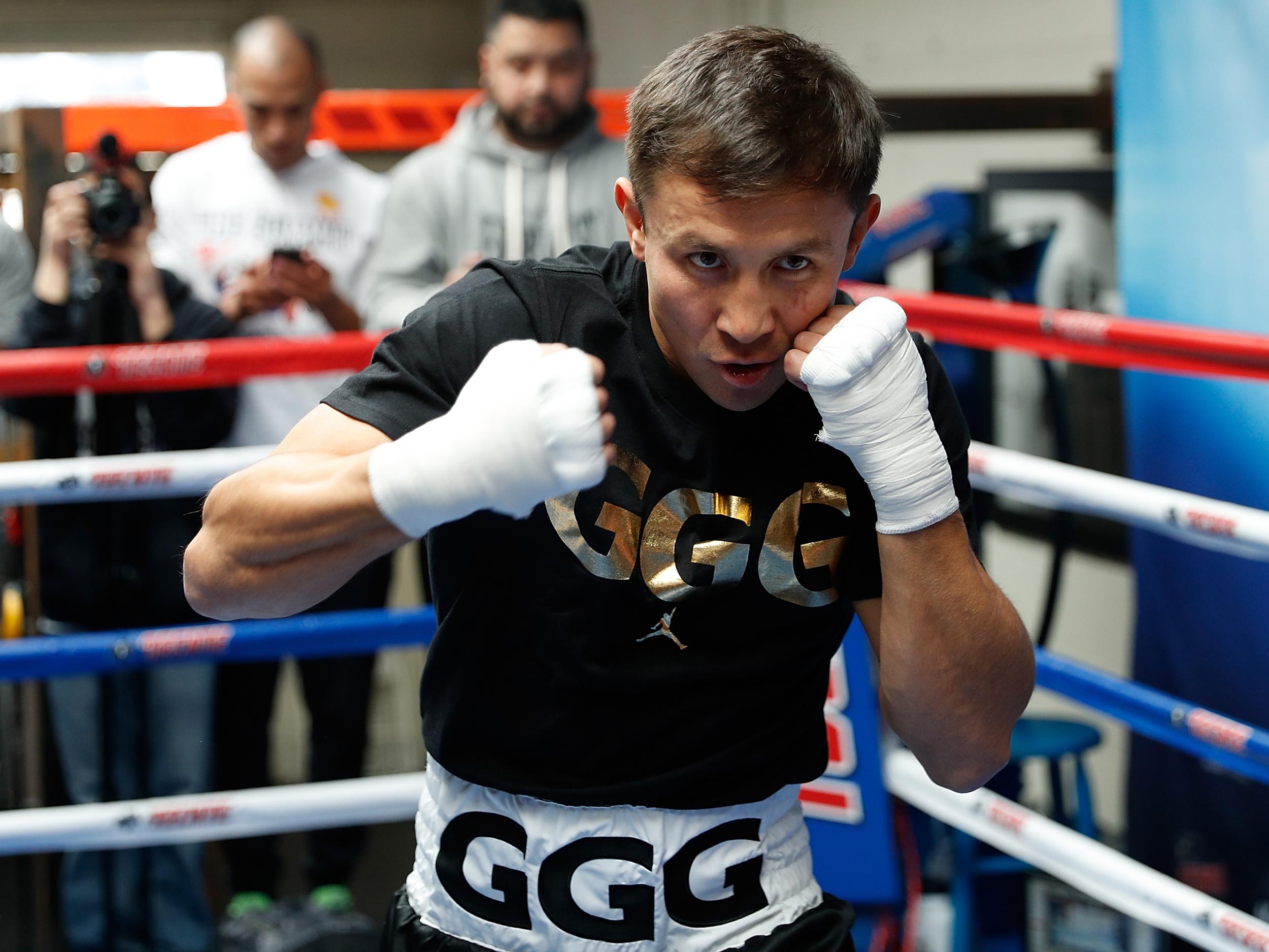 Golovkin is putting his WBC, IBF and WBA ‘Super’ World Titles on the line