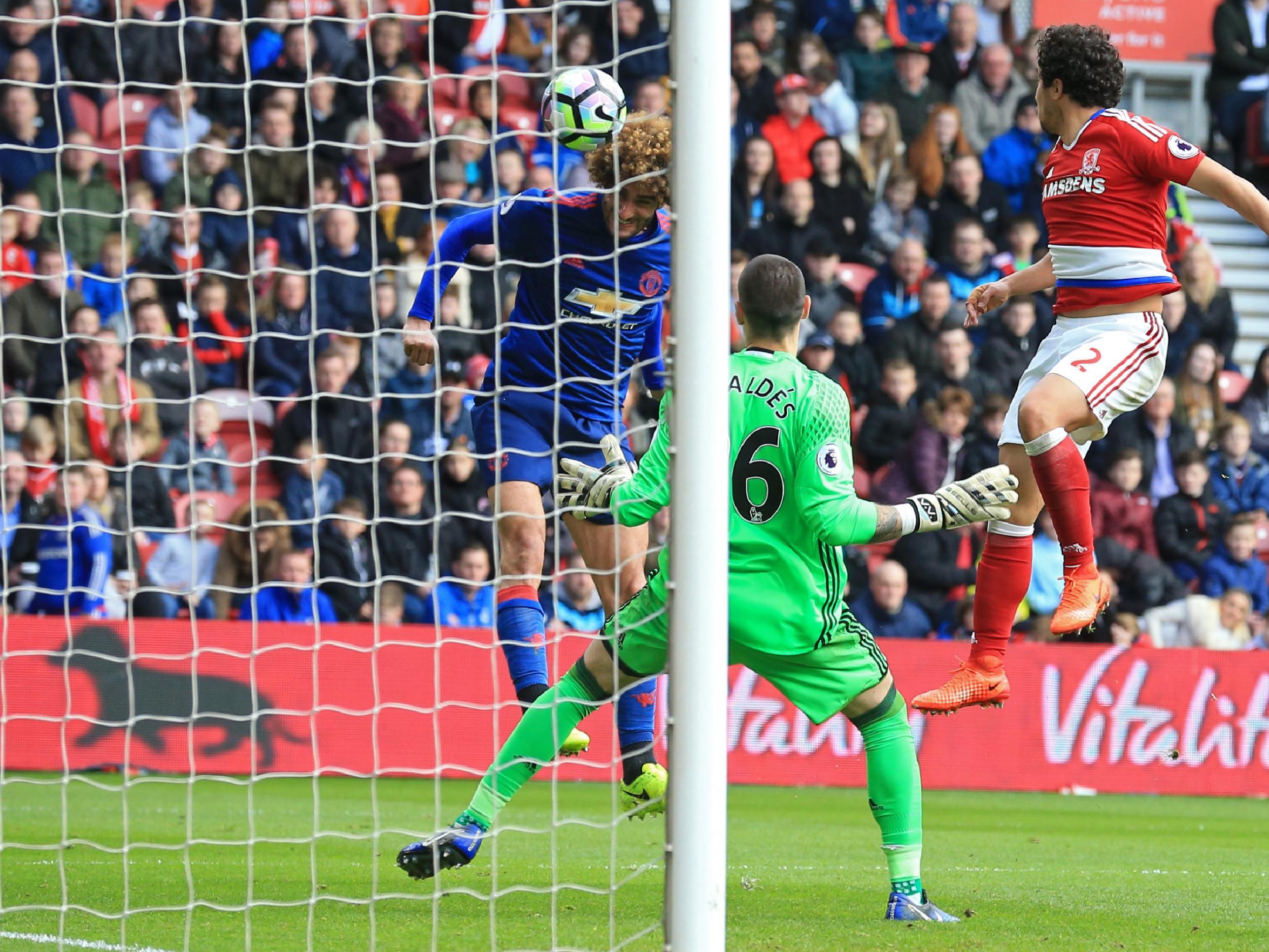 Valdes could do nothing aboutthe first two goals (Getty)