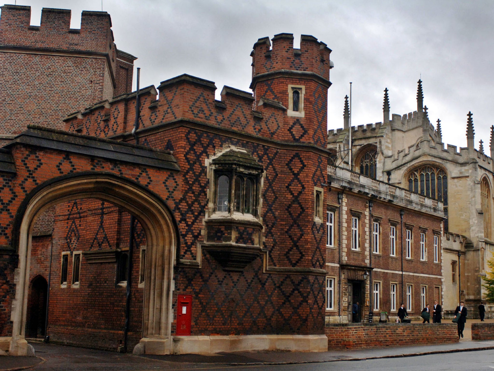 Eton College, where annual fees are £40,700