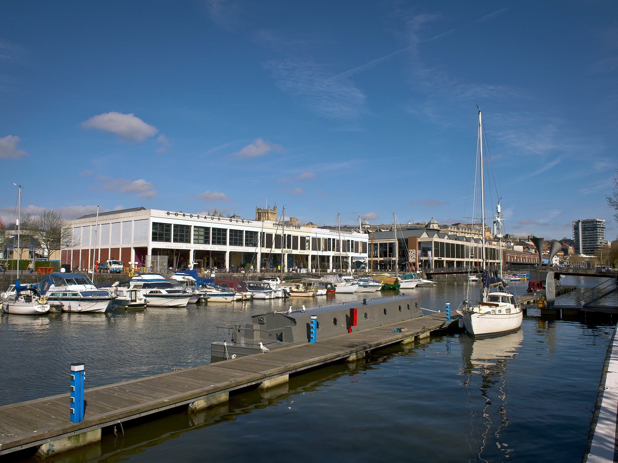 There are several waterfront nightclubs in Bristol Harbour which are a potential danger to people who may fall in and drown