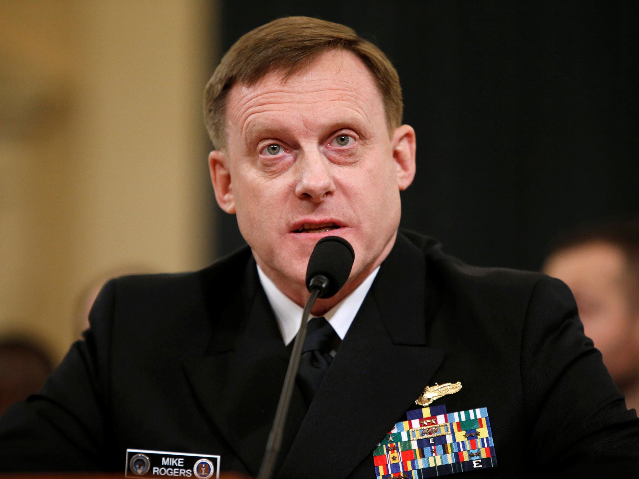 National Security Agency Director Mike Rogers testifies before the House Intelligence Committee