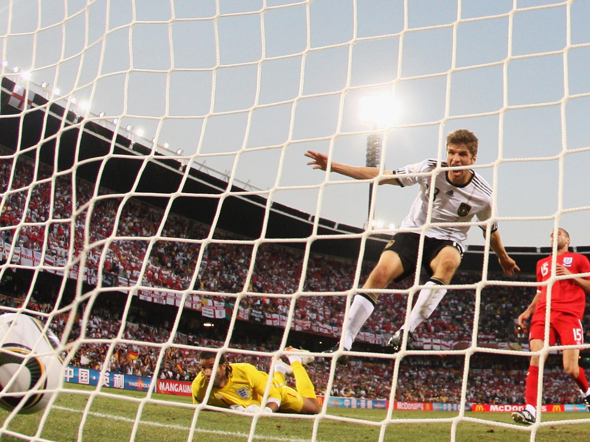 Previous meetings between the sides. Germany lead by 14 wins to 13, with three draws.