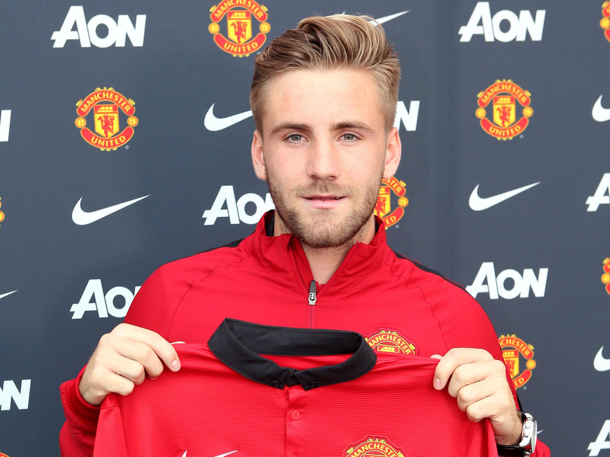 The England left-back became Van Gaal's second signing arriving from Southampton for £27m