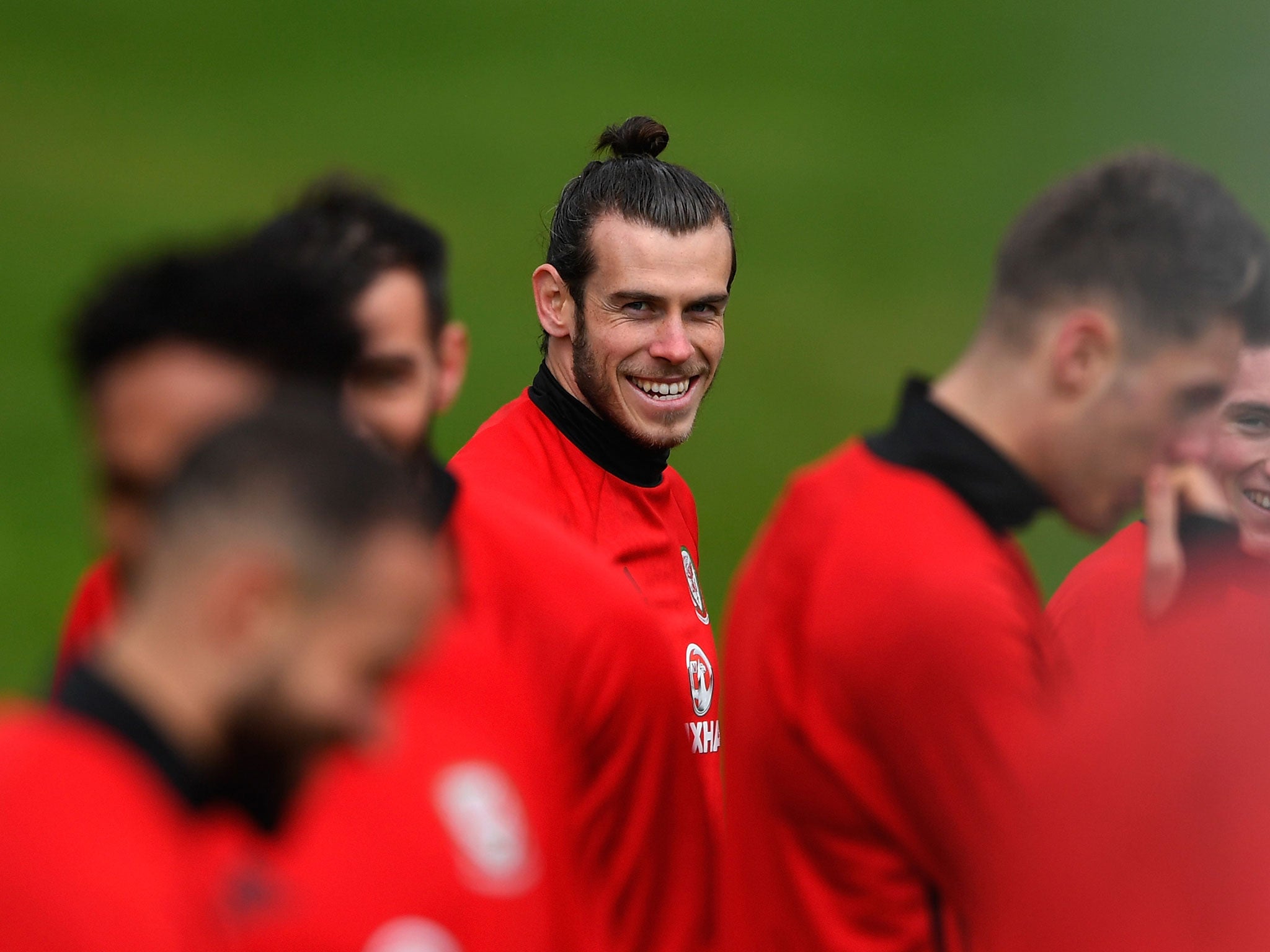 &#13;
Bale is fit again after an ankle injury &#13;