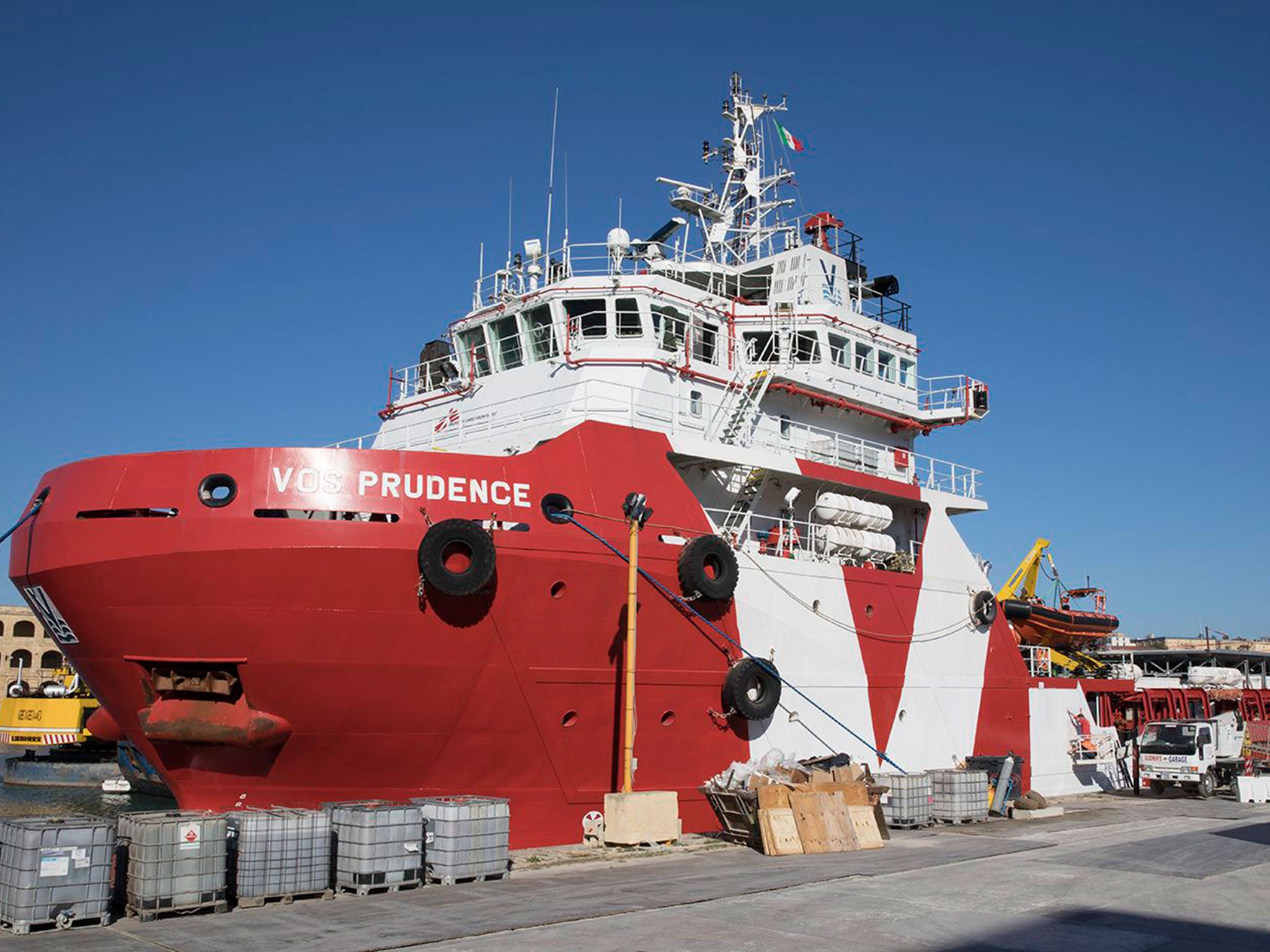 The Prudence, a new MSF rescue ship starting rescue missions in the Central Mediterranean