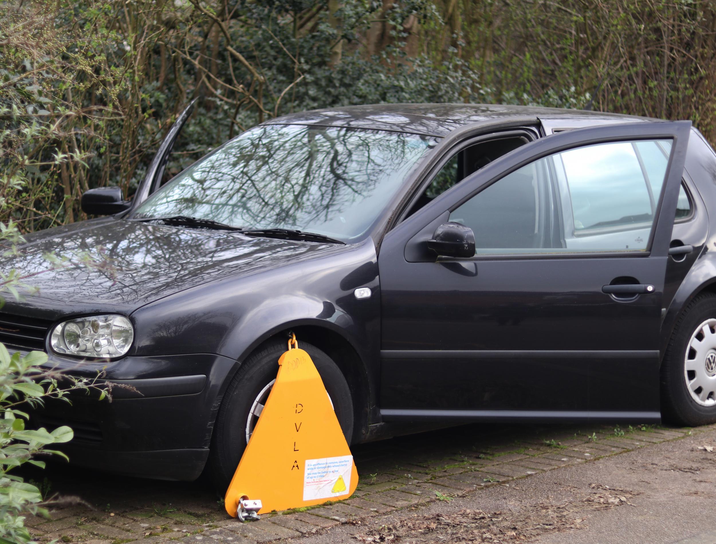 Linda’s car is parked off a quiet residential street and has not been moved for a year