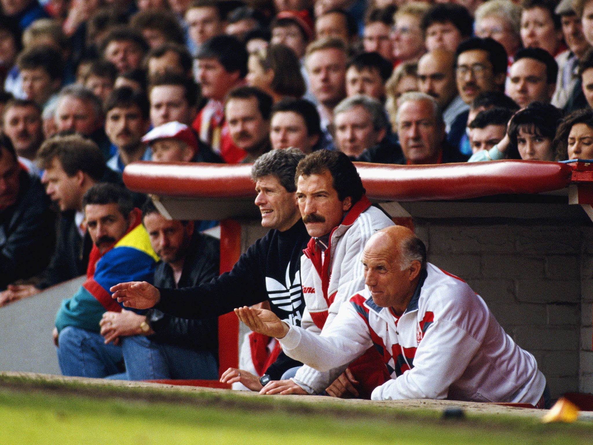 &#13;
Moran would often be the one heard barking the orders from the dugout &#13;