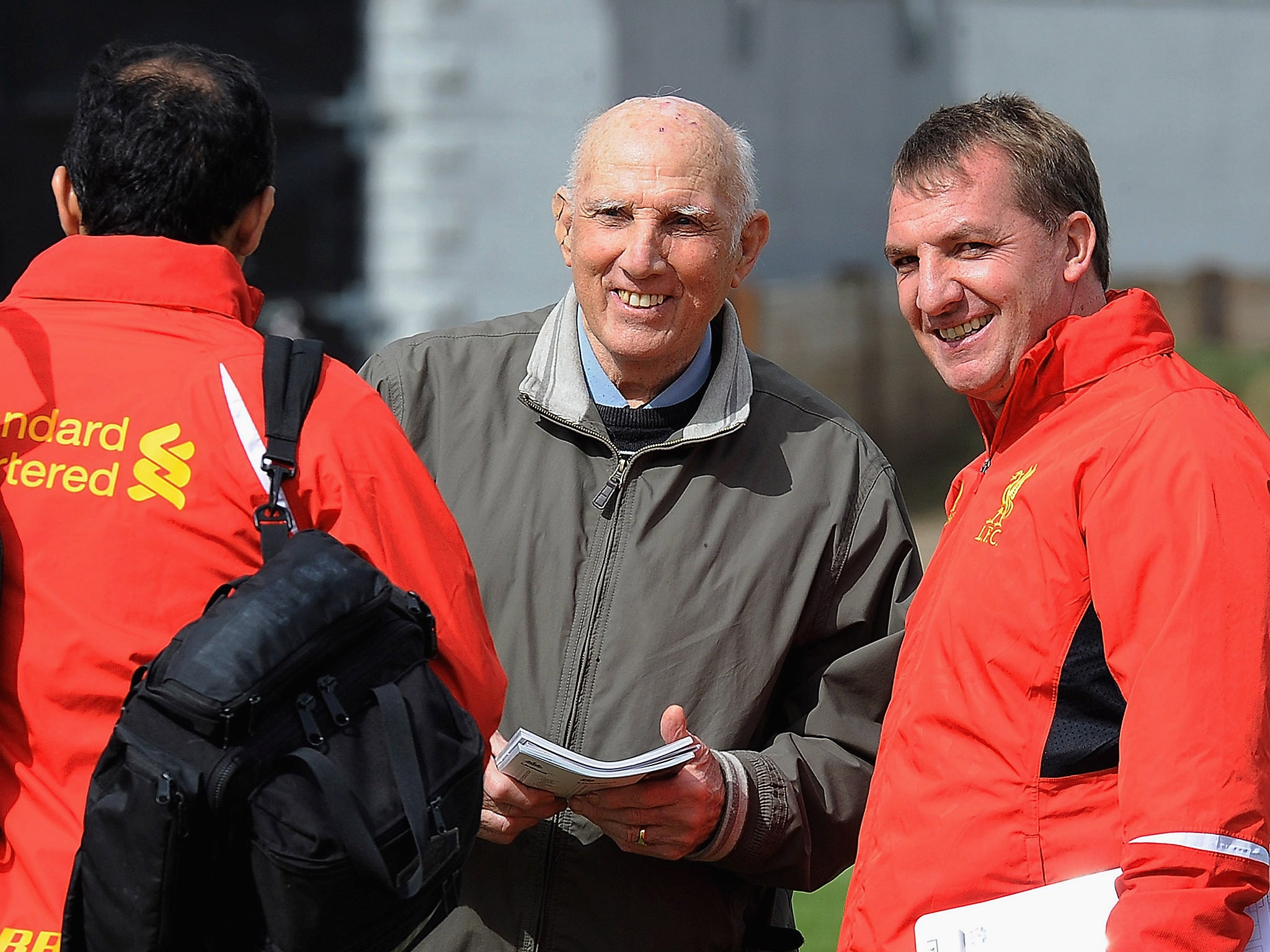 Moran was a frequent visitor at Melwood Training Ground (Getty)