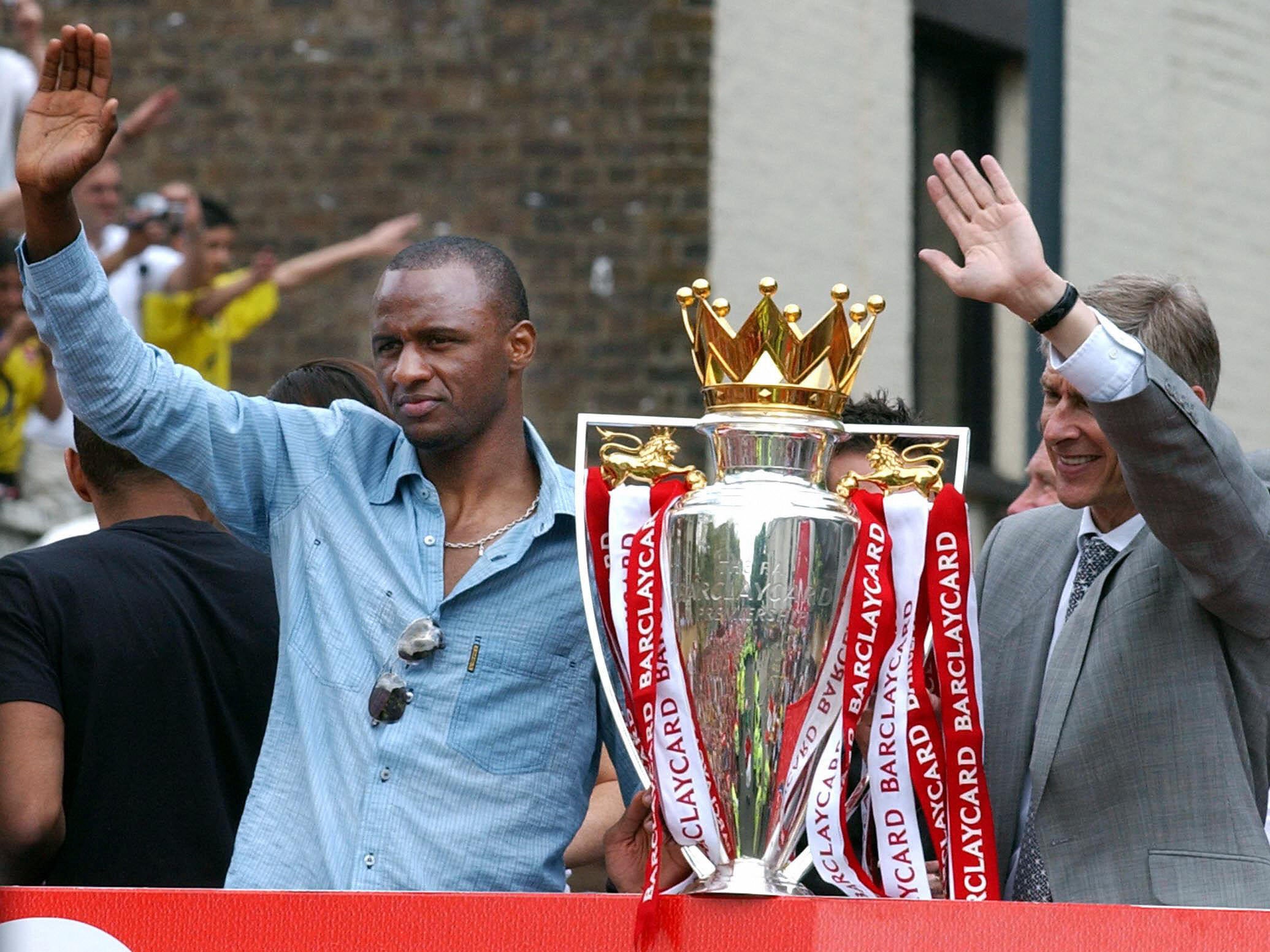 Vieira captained the side to their unbeaten season