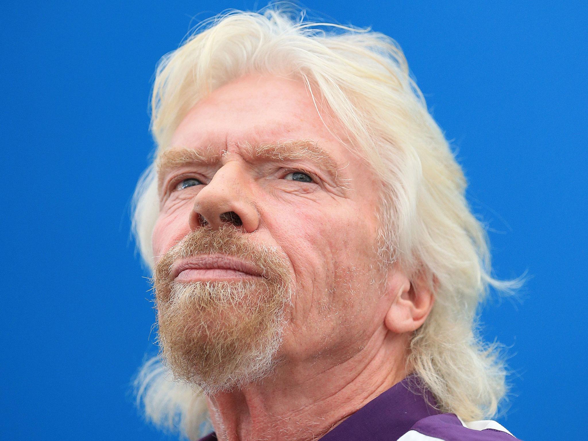 Richard Branson, billionaire owner of the Virgin Group