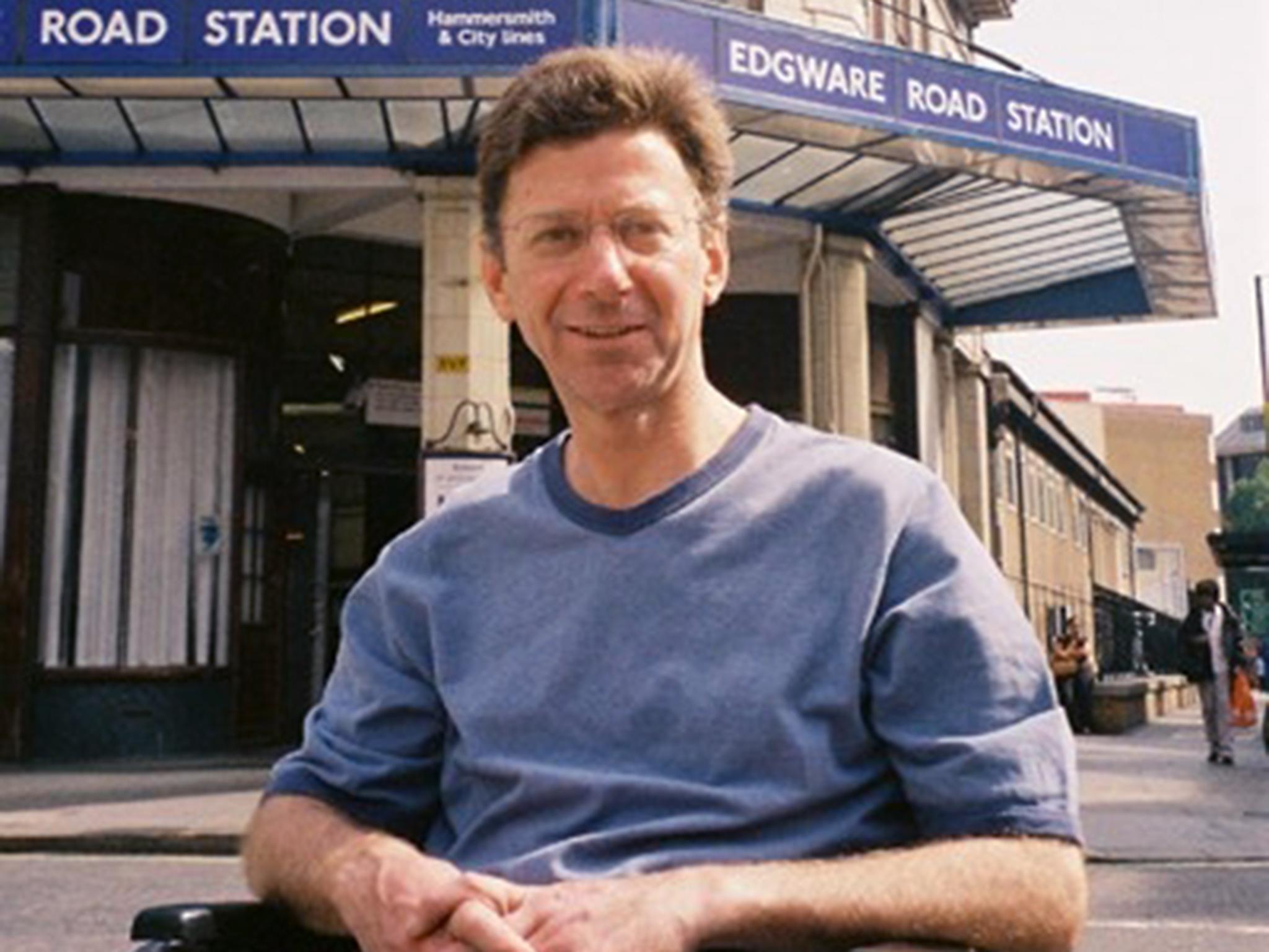 (David outside Edgware Road Tube Station)