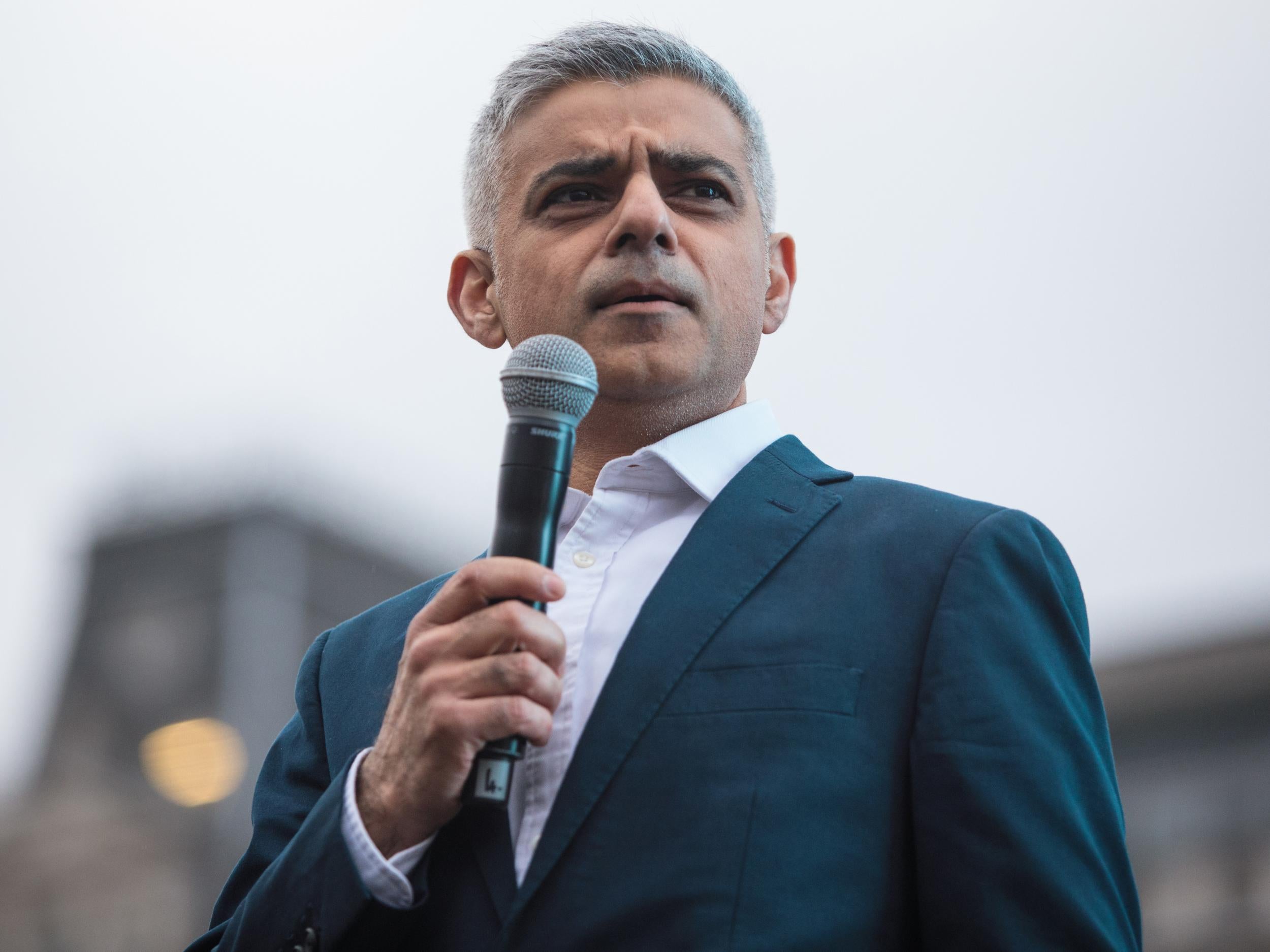 Sadiq Khan was looked ahead to the next general election