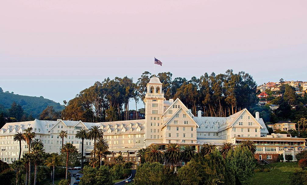 You can see the tower of the Claremont Club &amp; Spa from Bay Bridge on a clear day