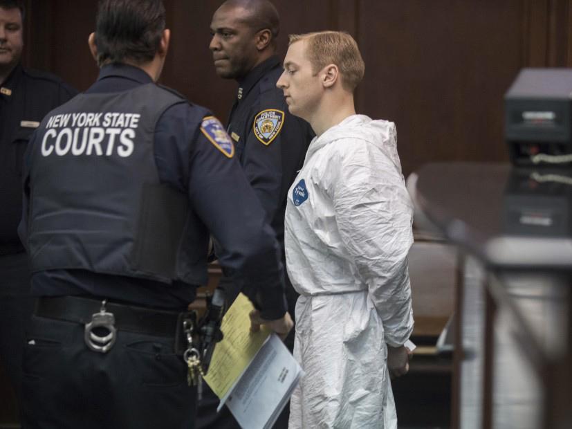 James H. Jackson during his arraignment