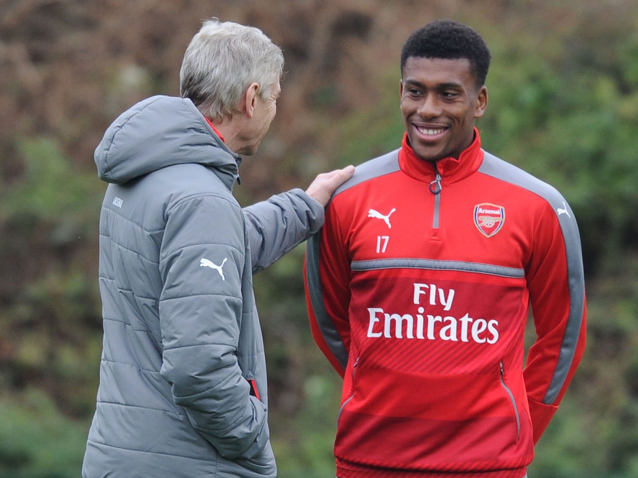 Iwobi has voiced his support for Wenger