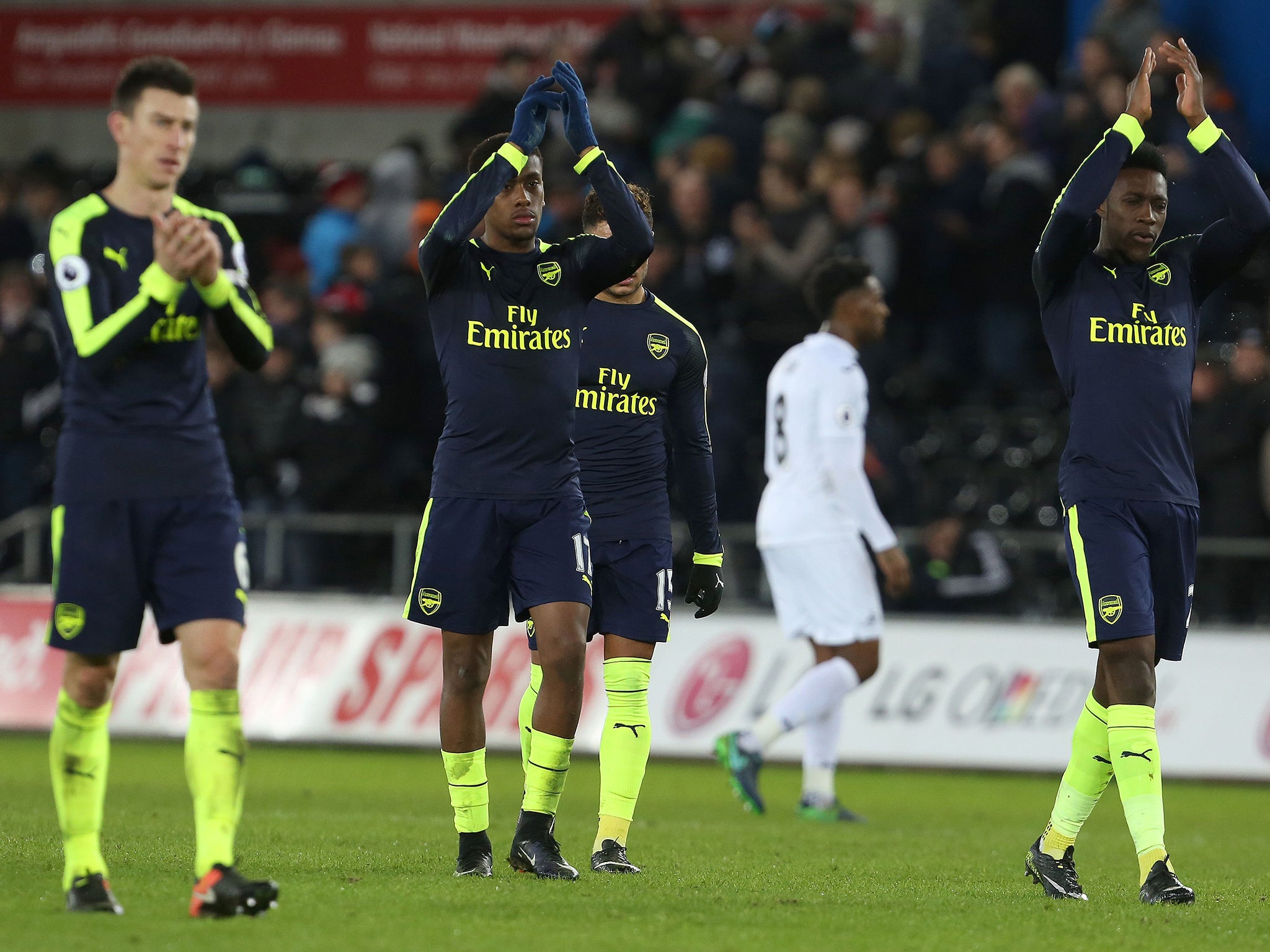 Iwobi has urged Arsenal's fans to show some more 'respect'