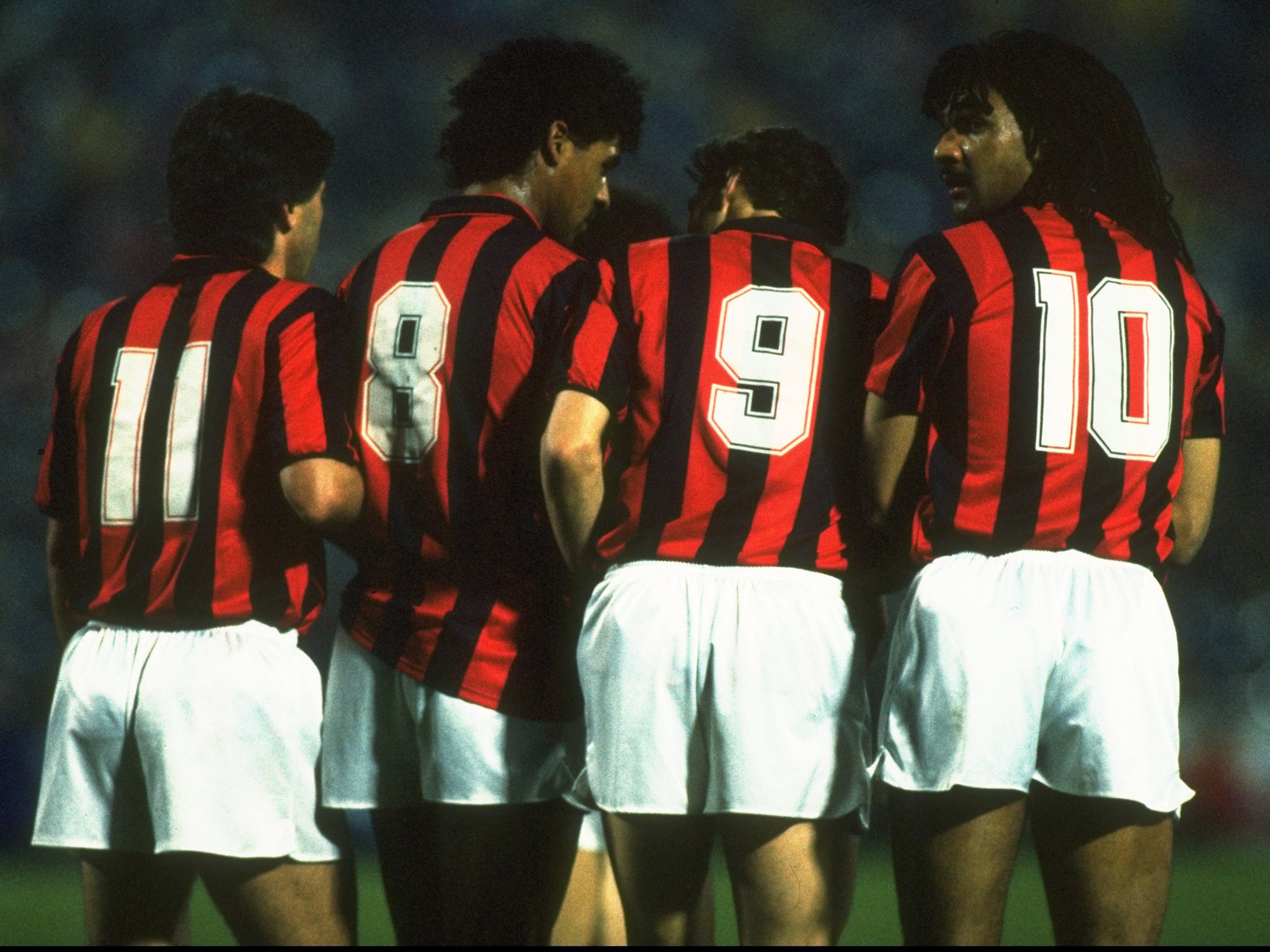 Arrigo Saachi's Milan dominated Europe in the late 1980s