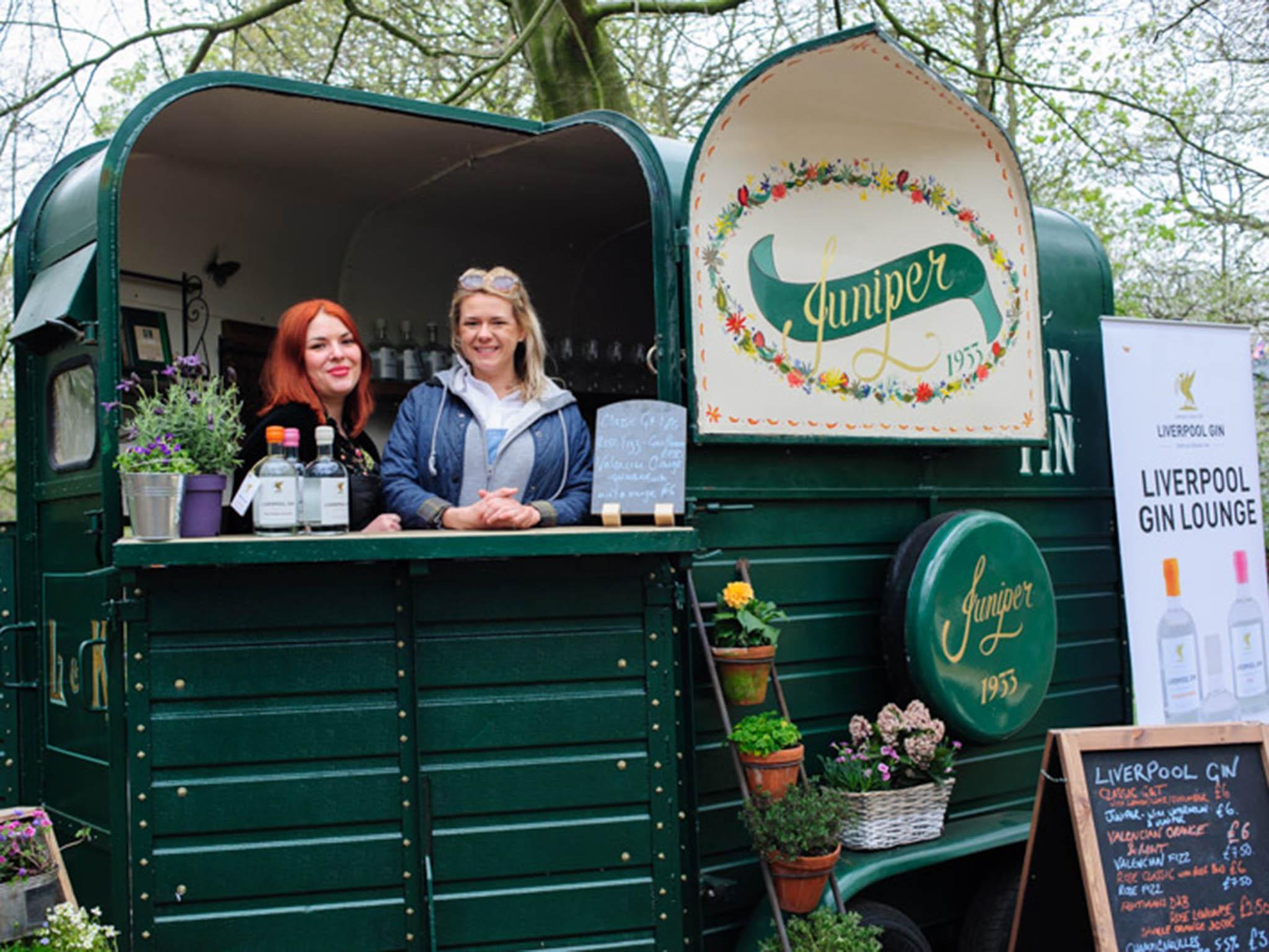 Giddy-up: the Horse Box gin bar will be at the Liverpool Food, Drink & Lifestyle Festival this month