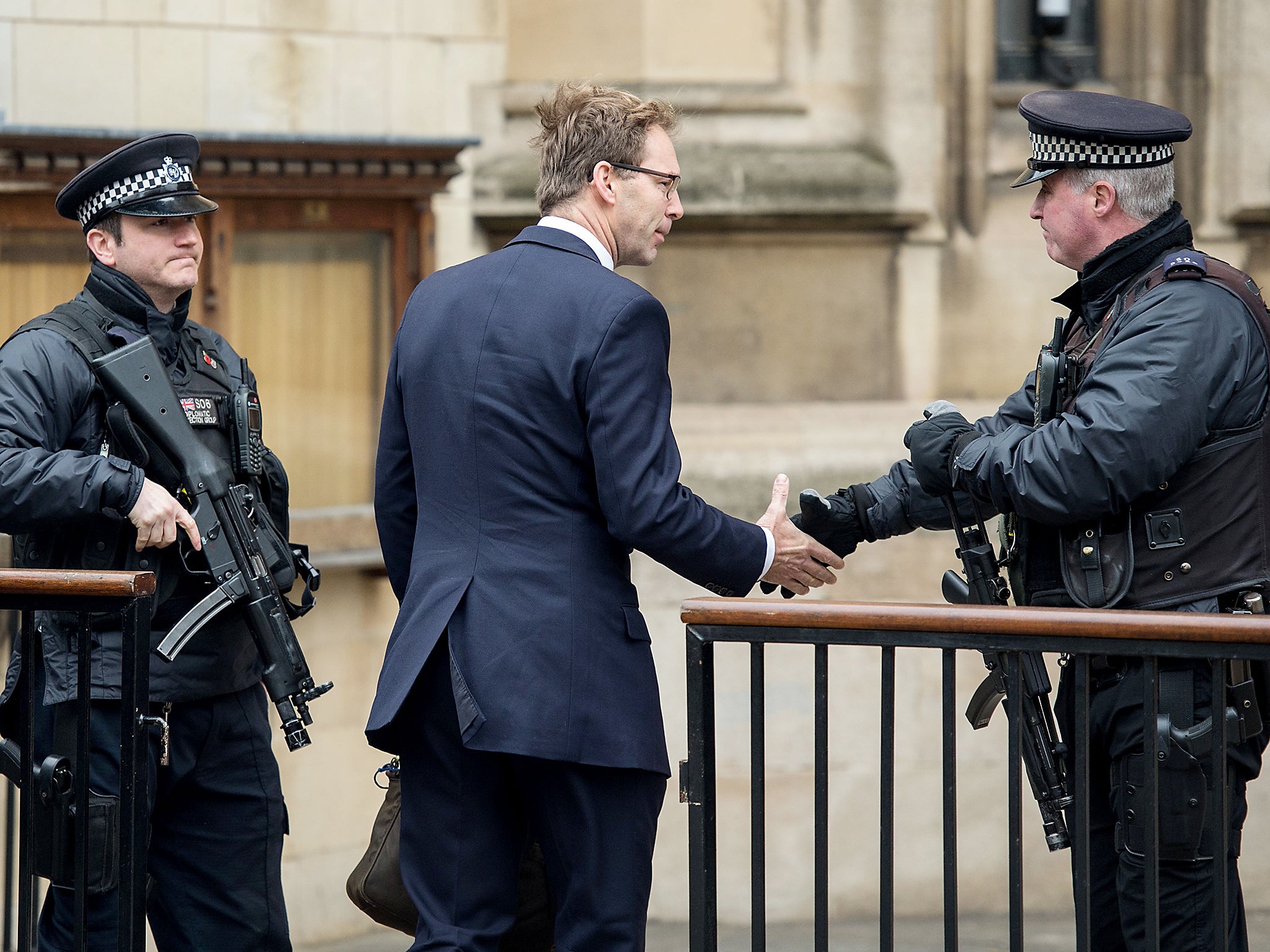 Former soldier Tobias Ellwood, now a defence minister, is widely respected among police for his attempts to help PC Keith Palmer