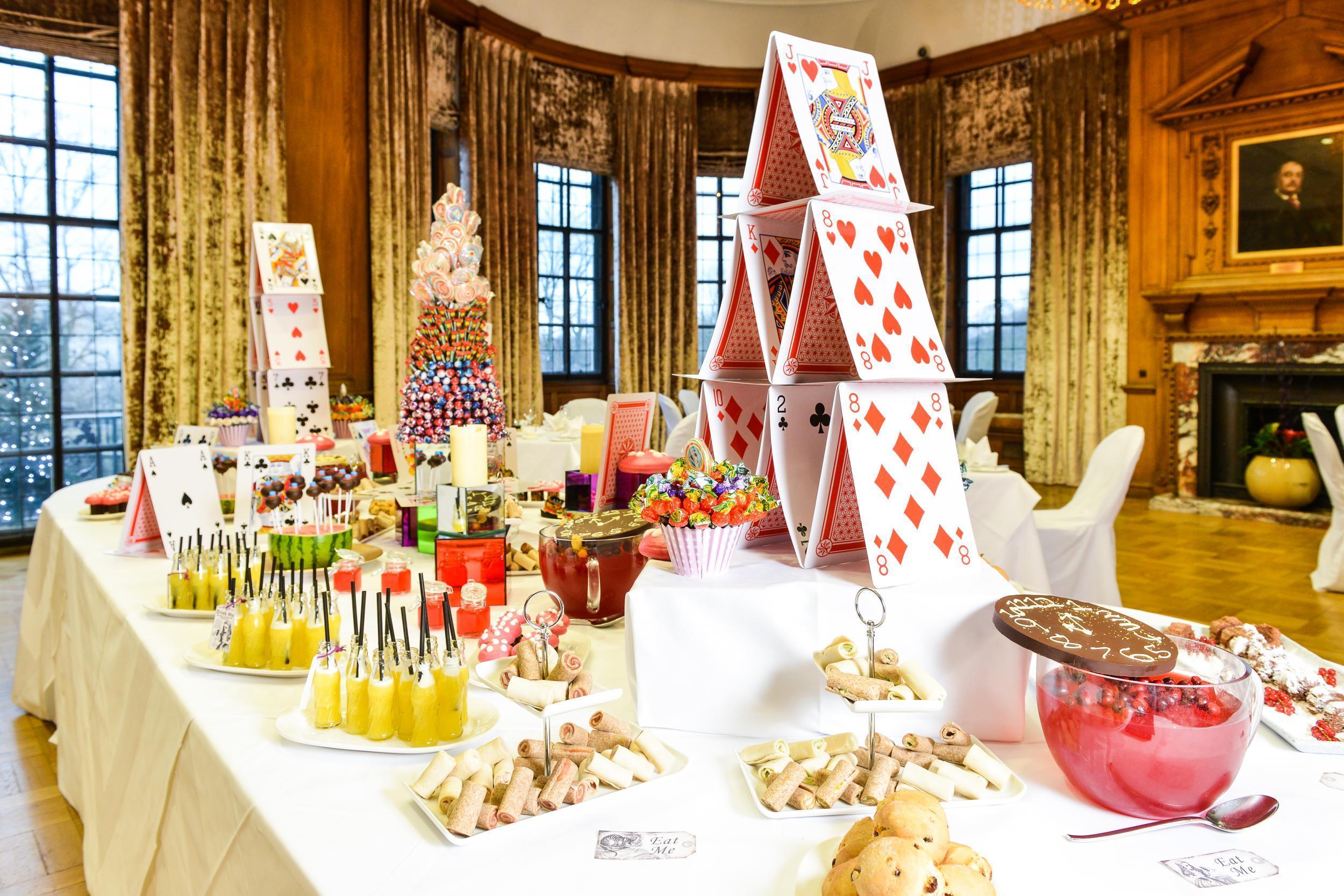 Fit for a mum: The Alice in Wonderland-inspired tea at The Grand in York is a free-for-all buffet