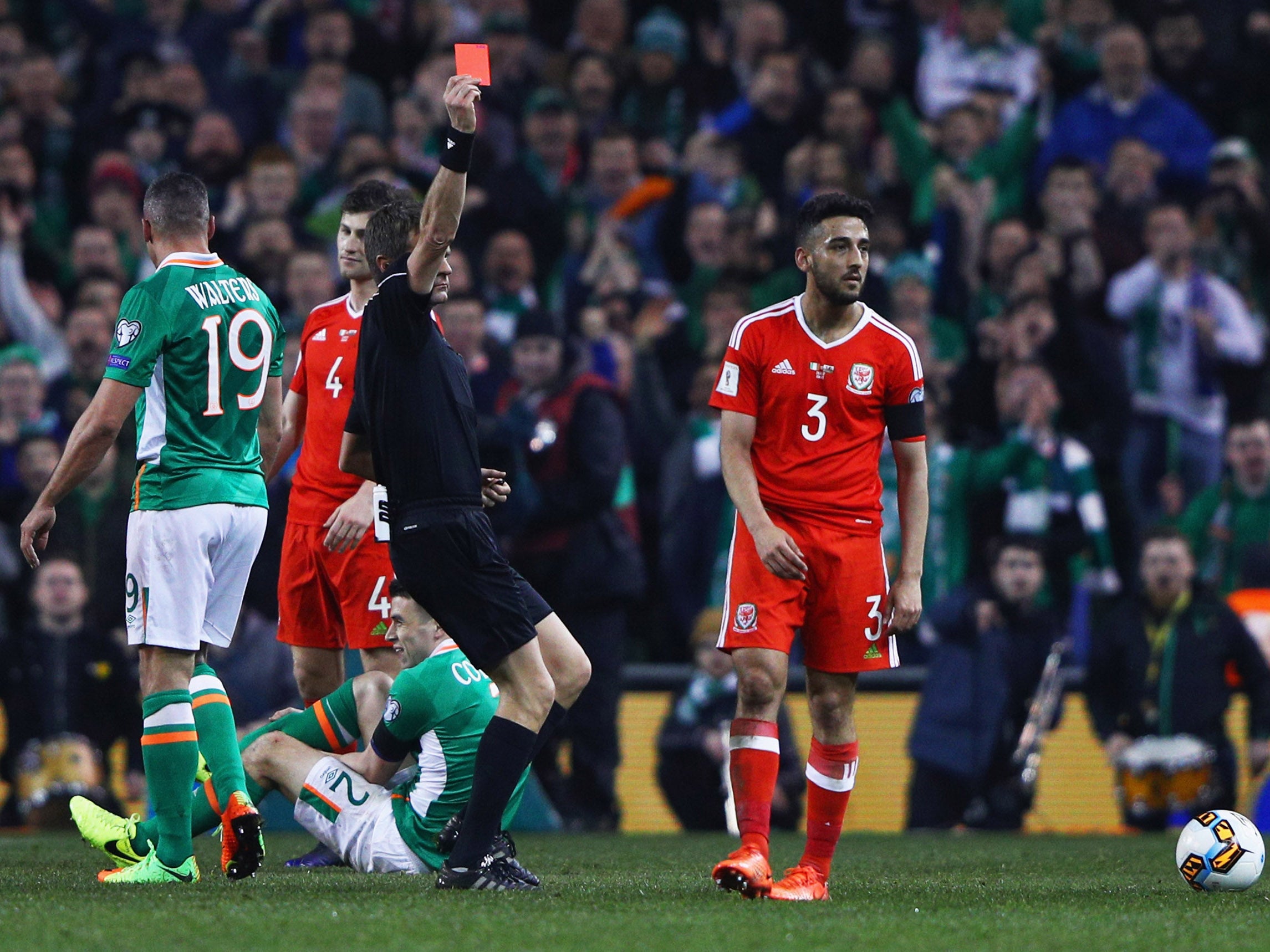 Taylor's tackle on Coleman could end up being very serious for the Irishman