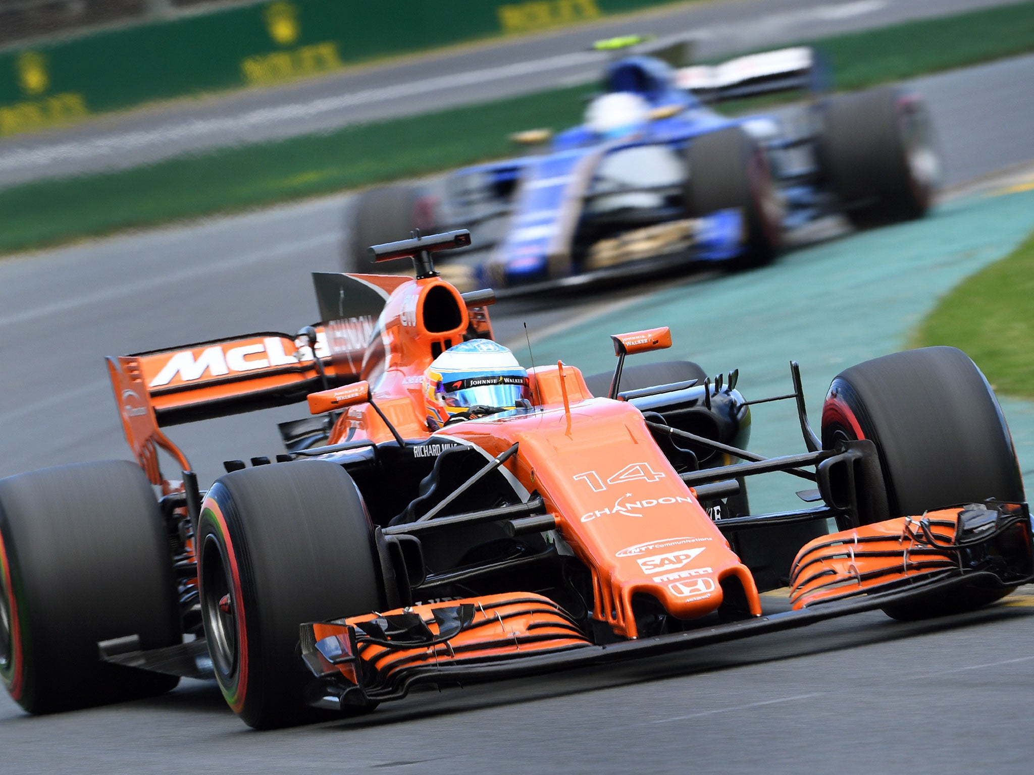 Fernando Alonso qualified 13th but was not happy with where he'll start for the Australian Grand Prix
