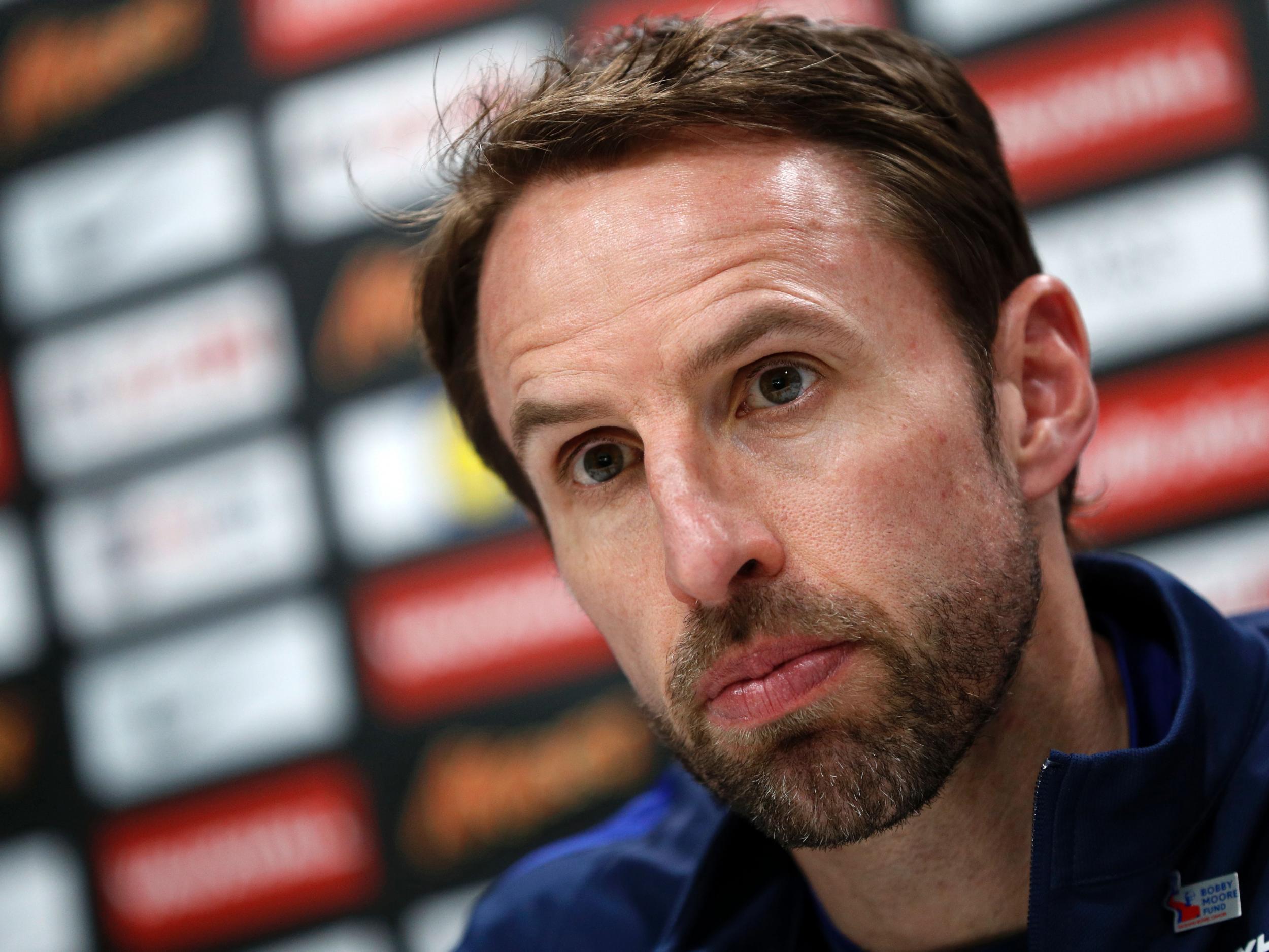 Southgate has told England fans to behave at Wembley