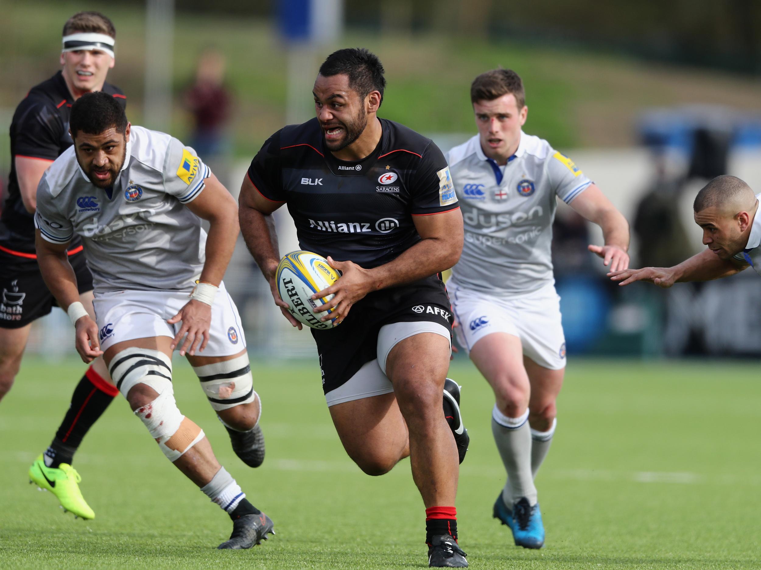 Billy Vunipola made an impressive try-scoring performance