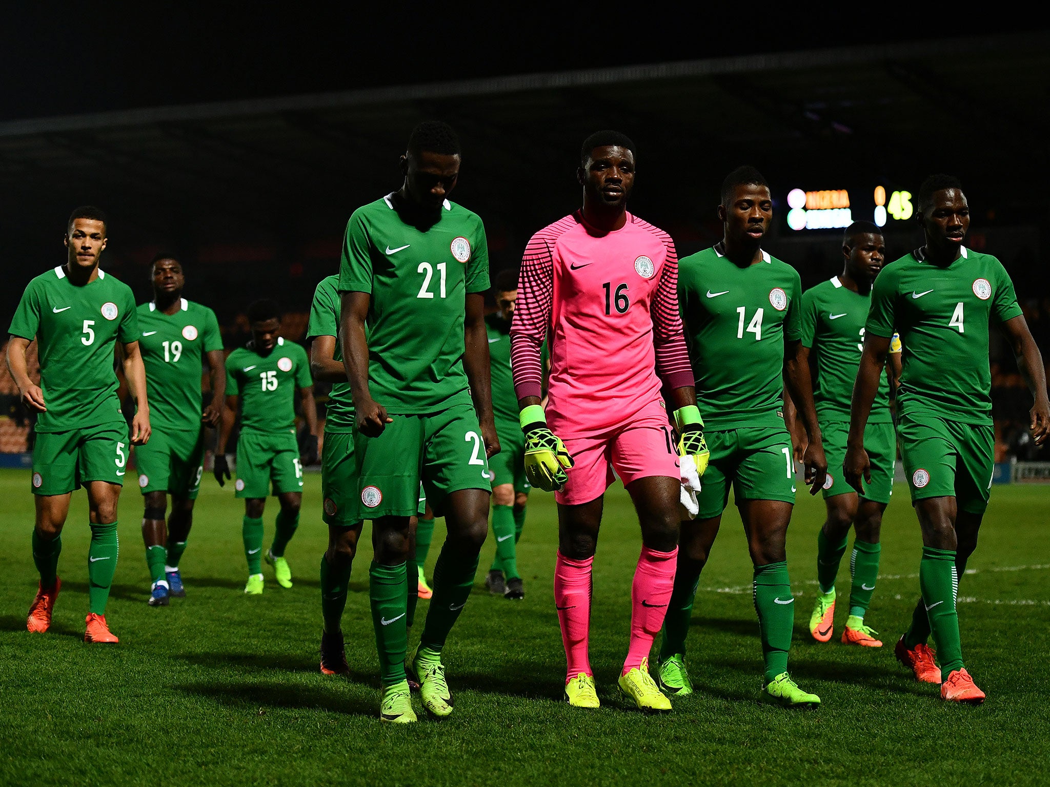 The Nigerian Football Federation are 'extremely disappointed' to the cancellation