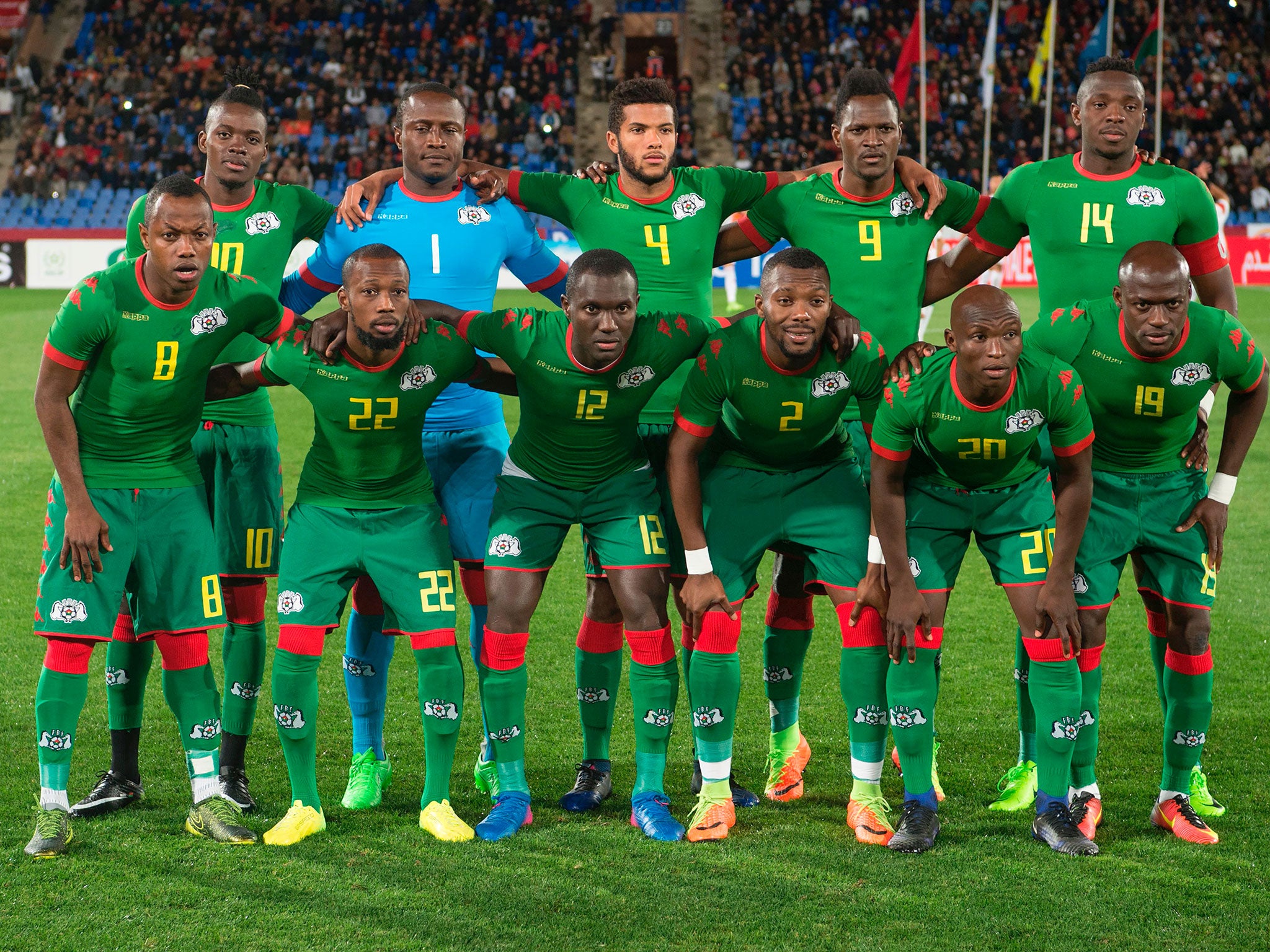 Seven of Burkina Faso's squad failed to gain visas for the United Kingdom