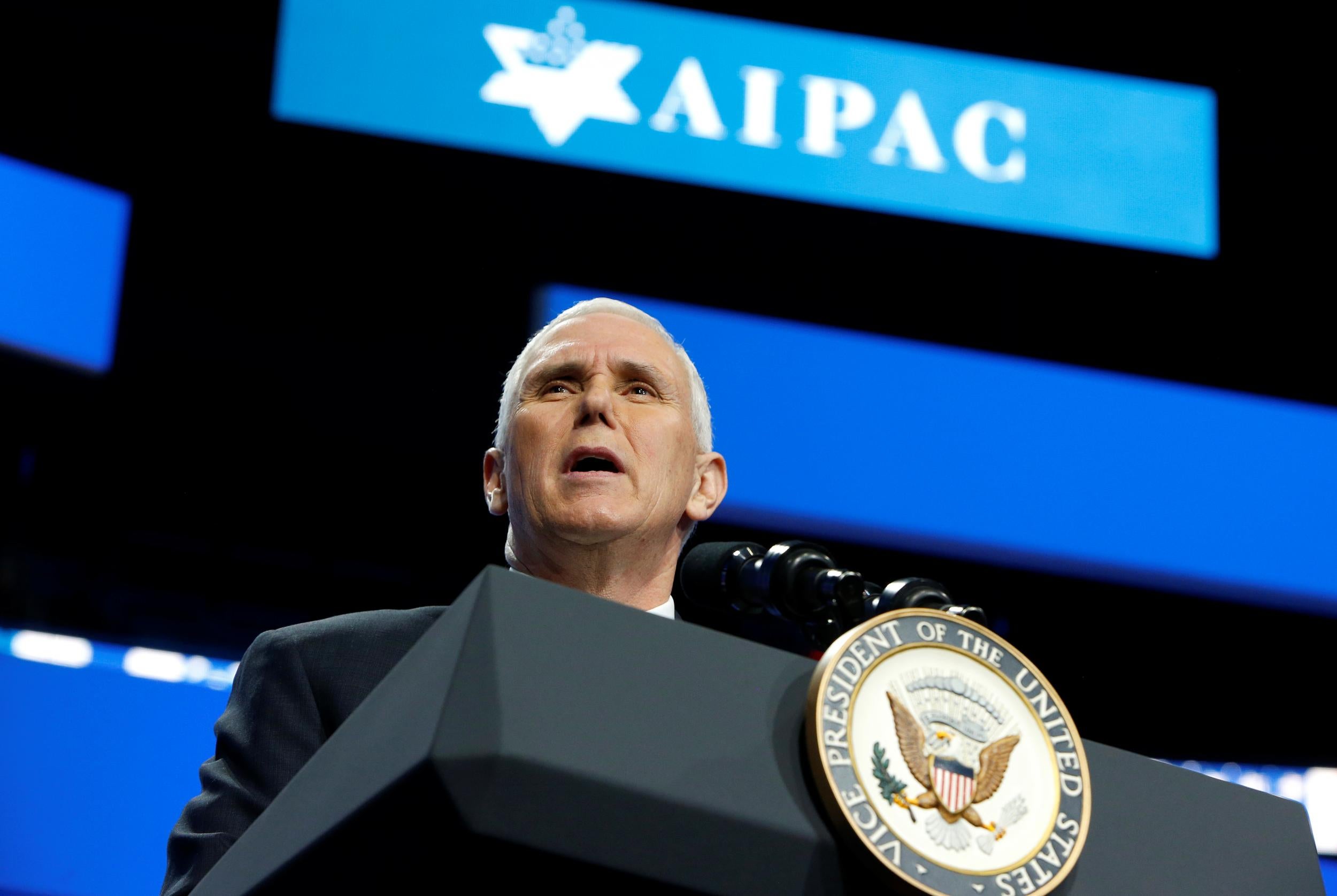 US Vice President Mike Pence also reiterated that President Trump remains committed to “finding an equitable and just solution to the Israeli-Palestinian conflict"