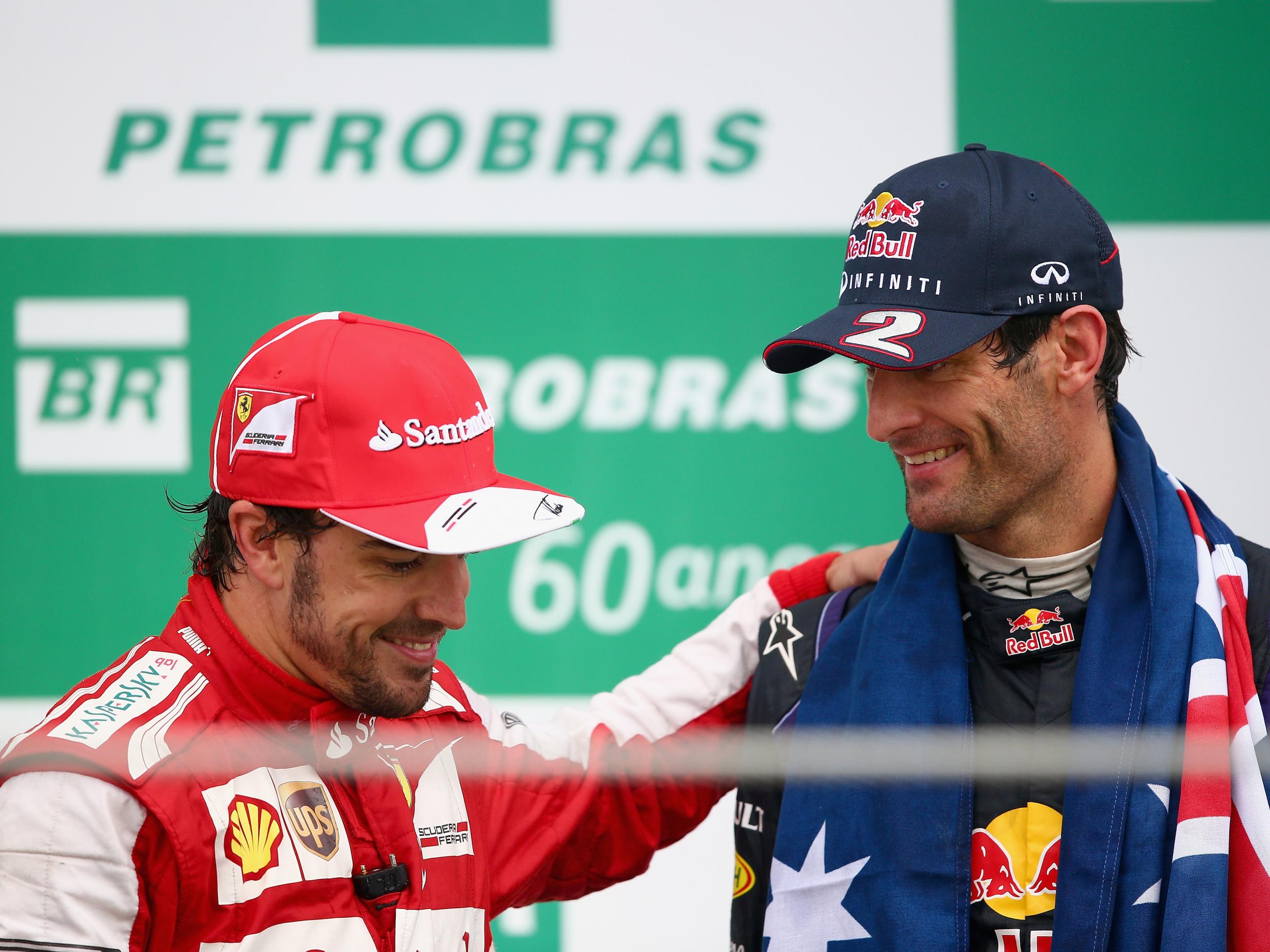 Alonso and Webber are good friends away from the track