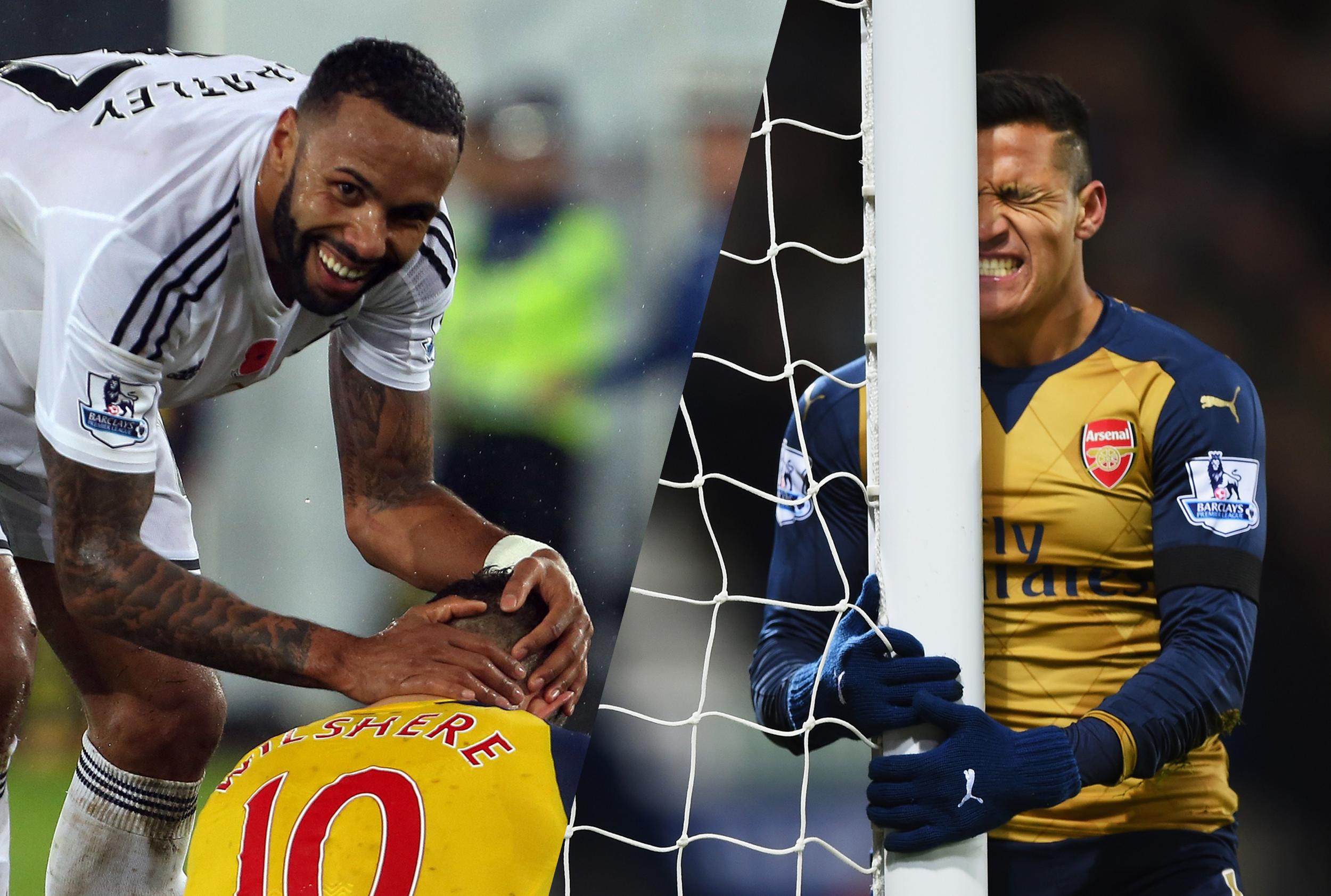 Arsene Wenger's side then begin to unravel in November, with the curse kicking in after an away defeat against one of the top flight's lesser lights. It's around now that the already-faint hopes of a title challenge start to fade.